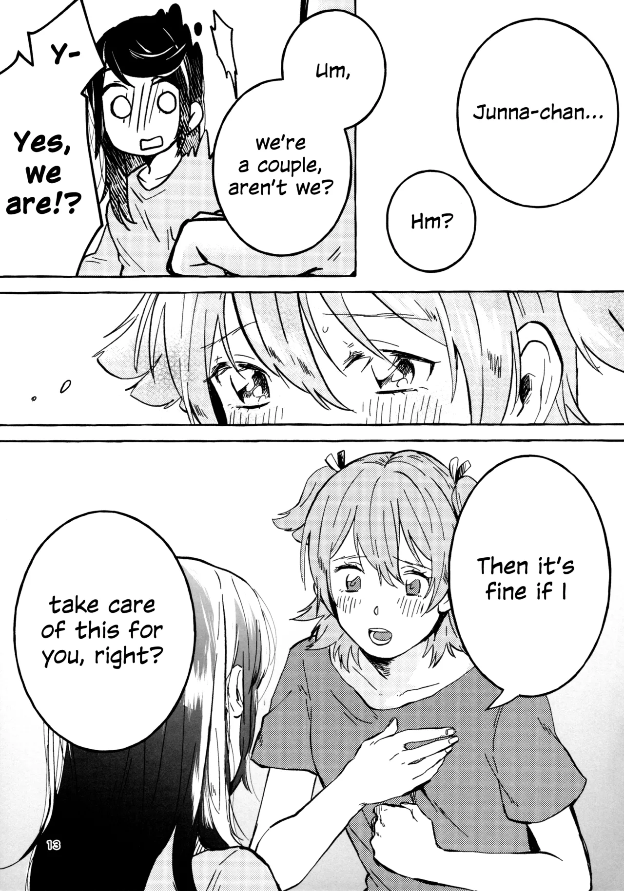 (Girls Love Festival 27) [chabochaboseinikuten (chabo)] Gaman Shinakute Iinda yo | No Need to Hold Back! (Shoujo Kageki Revue Starlight) [English] image number 12