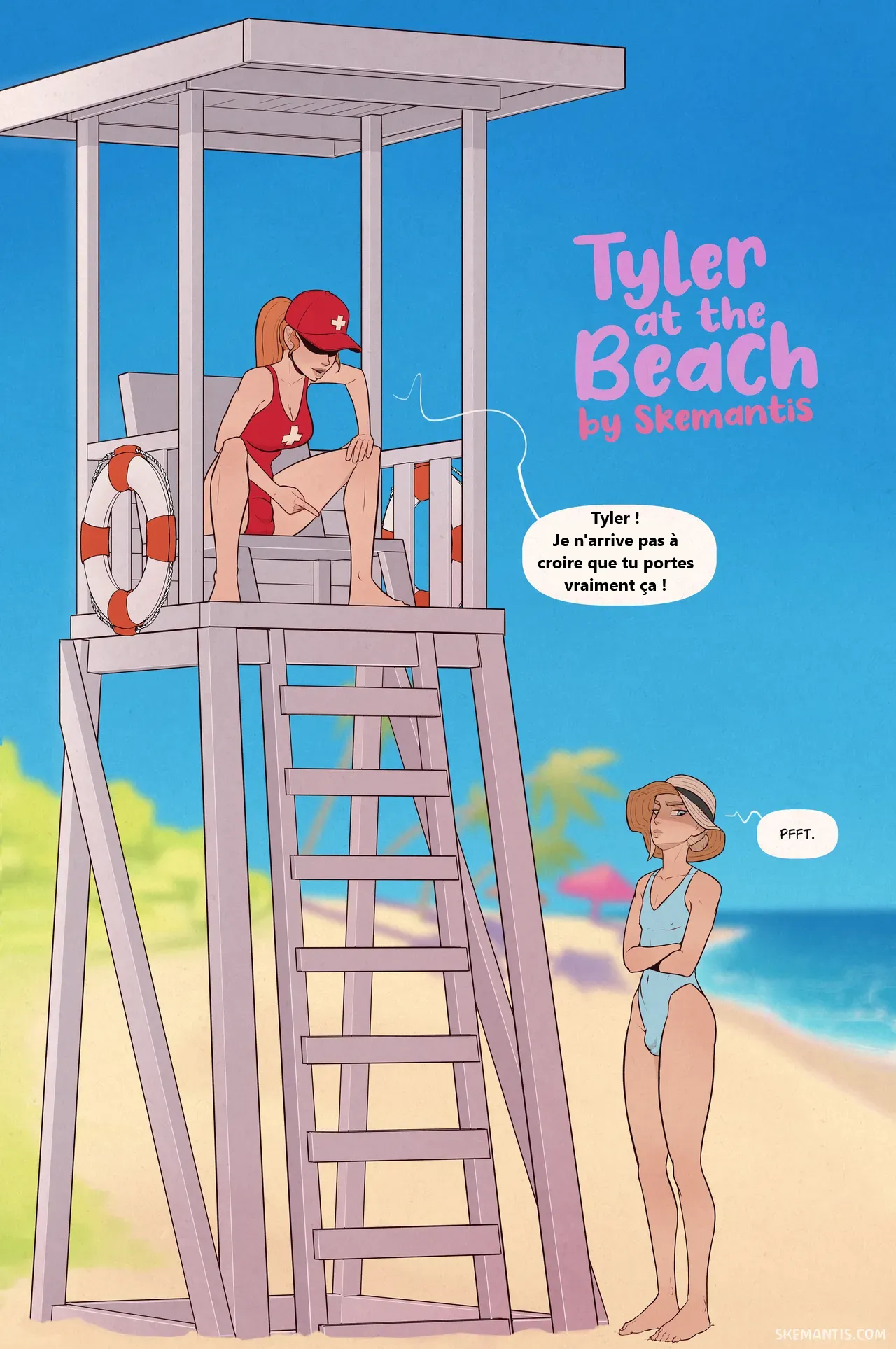 [Skemantis] Tyler at the beach (French translation) image number 1