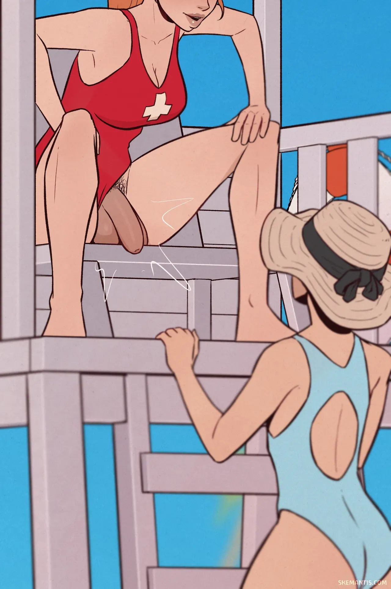 [Skemantis] Tyler at the beach (French translation) image number 6