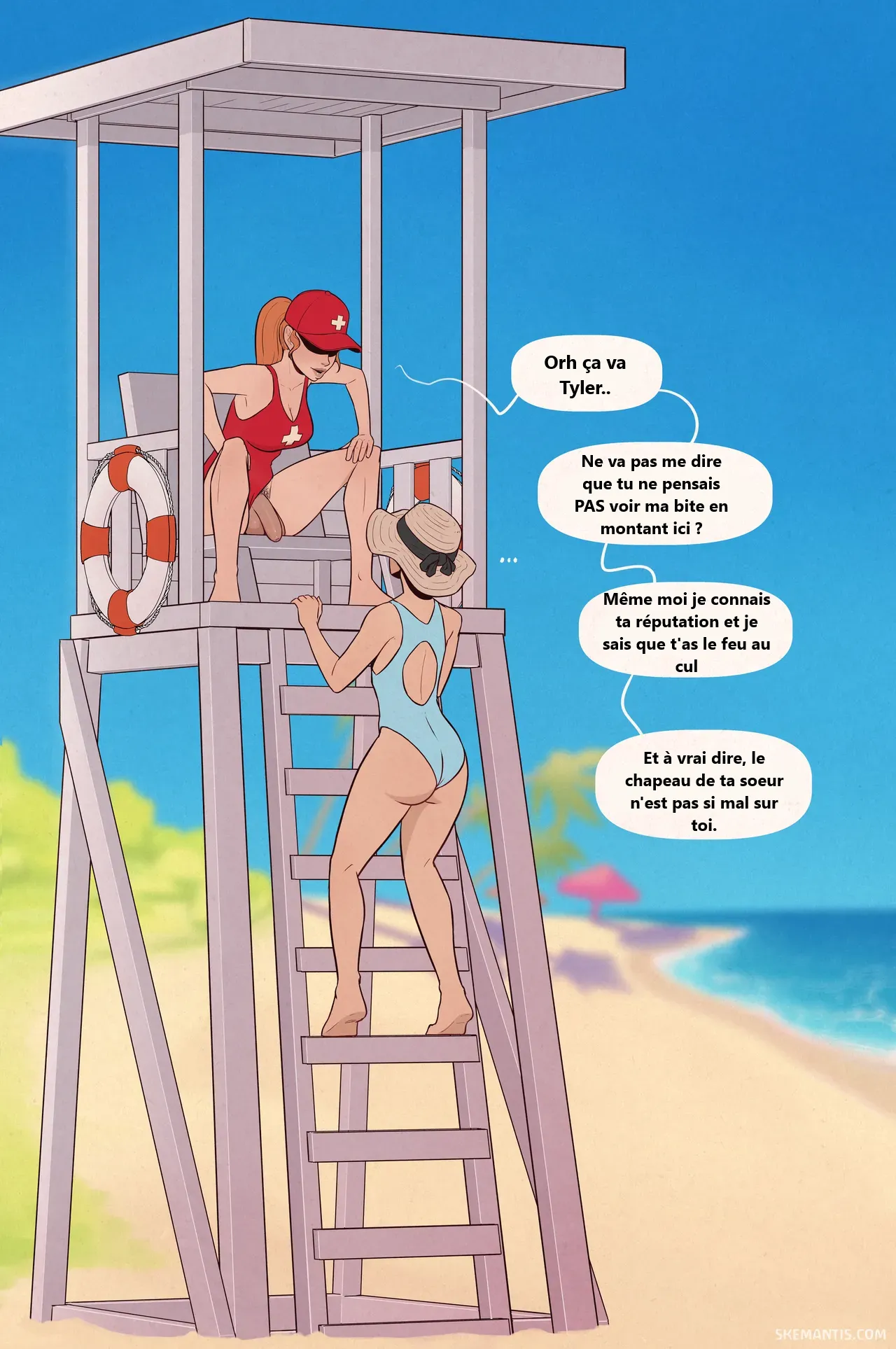 [Skemantis] Tyler at the beach (French translation) image number 8