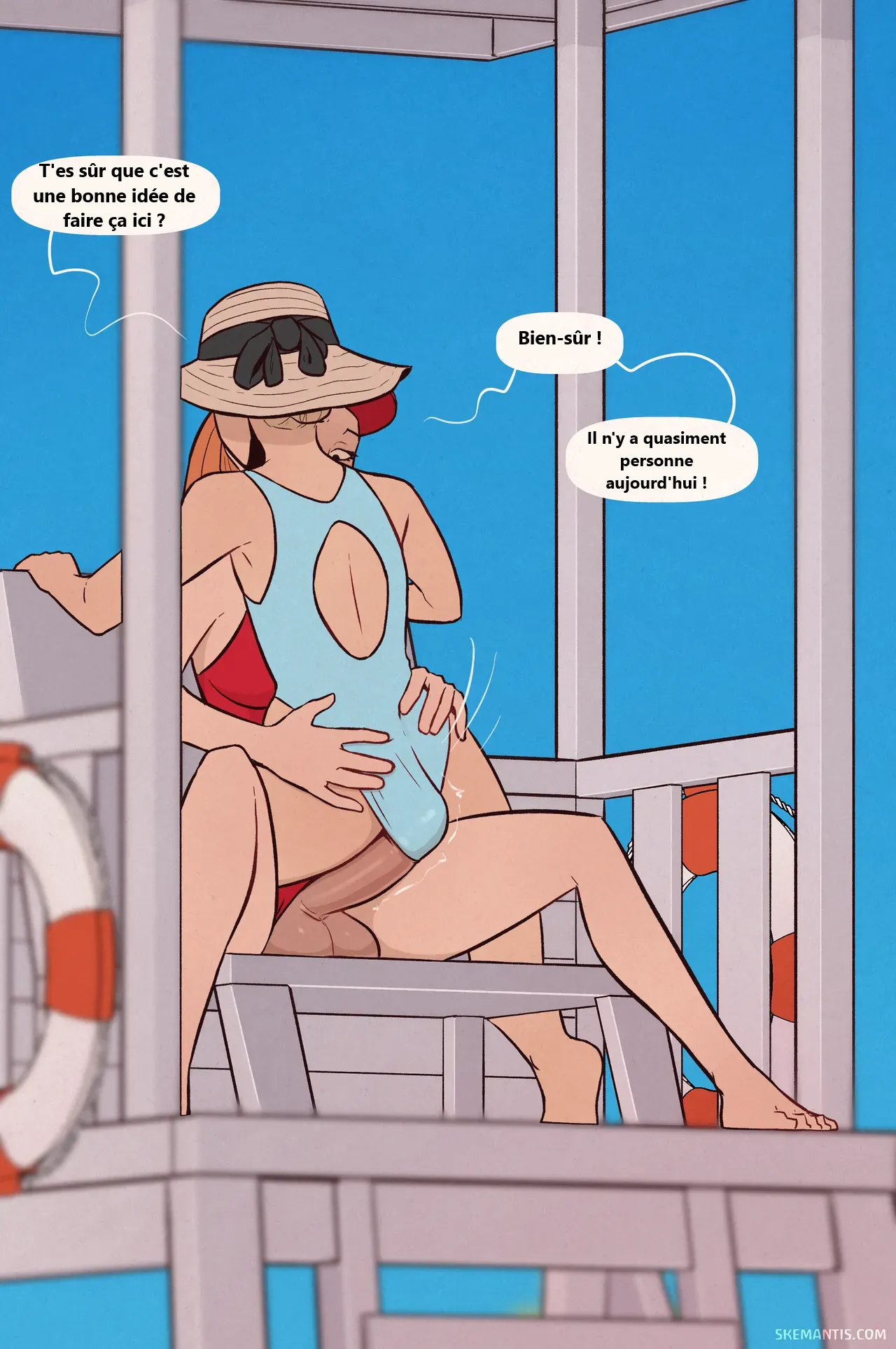 [Skemantis] Tyler at the beach (French translation) image number 17