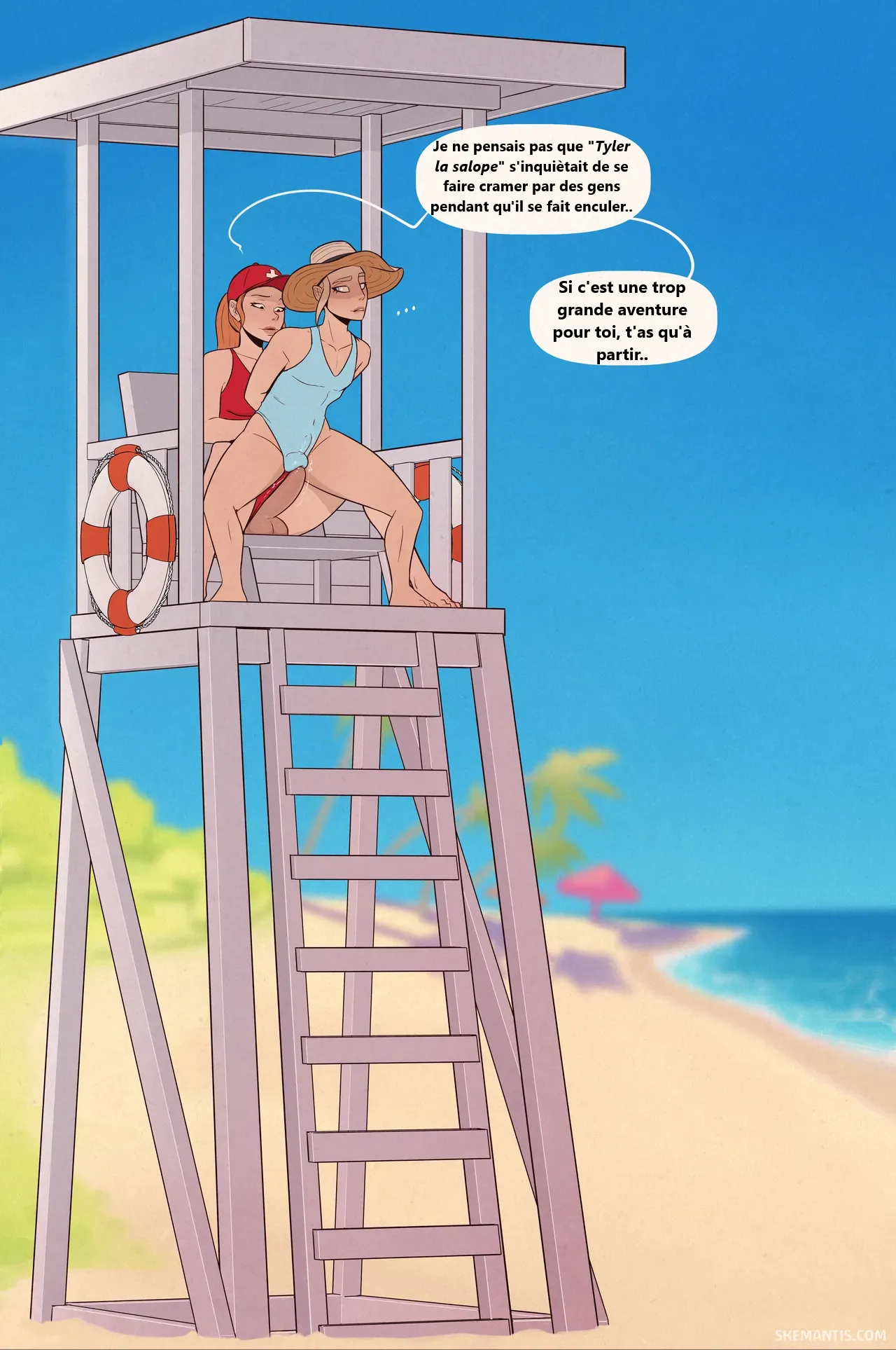 [Skemantis] Tyler at the beach (French translation) image number 19