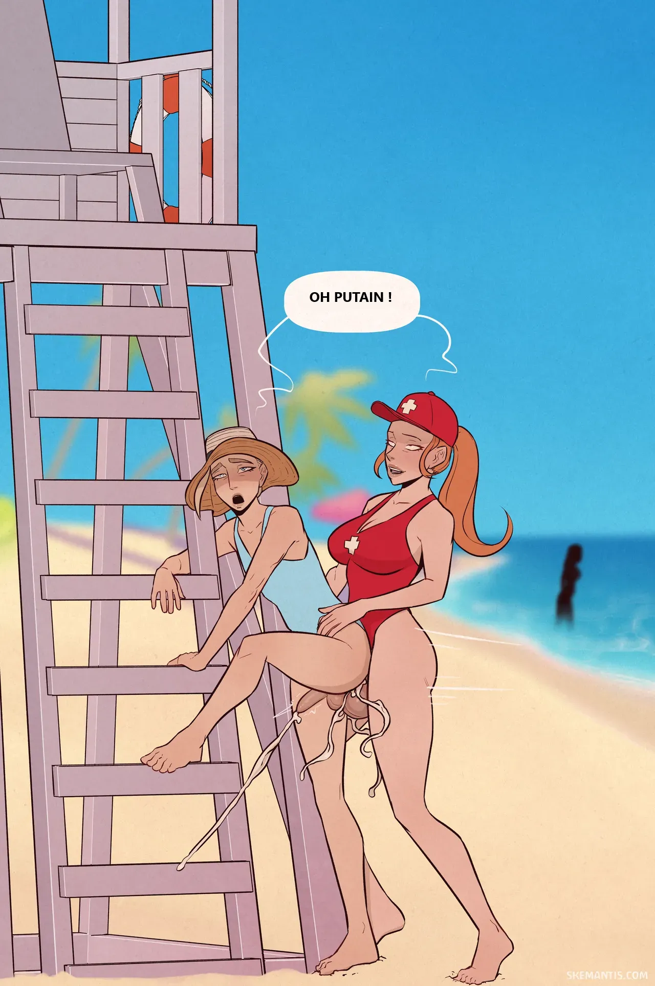 [Skemantis] Tyler at the beach (French translation) image number 23