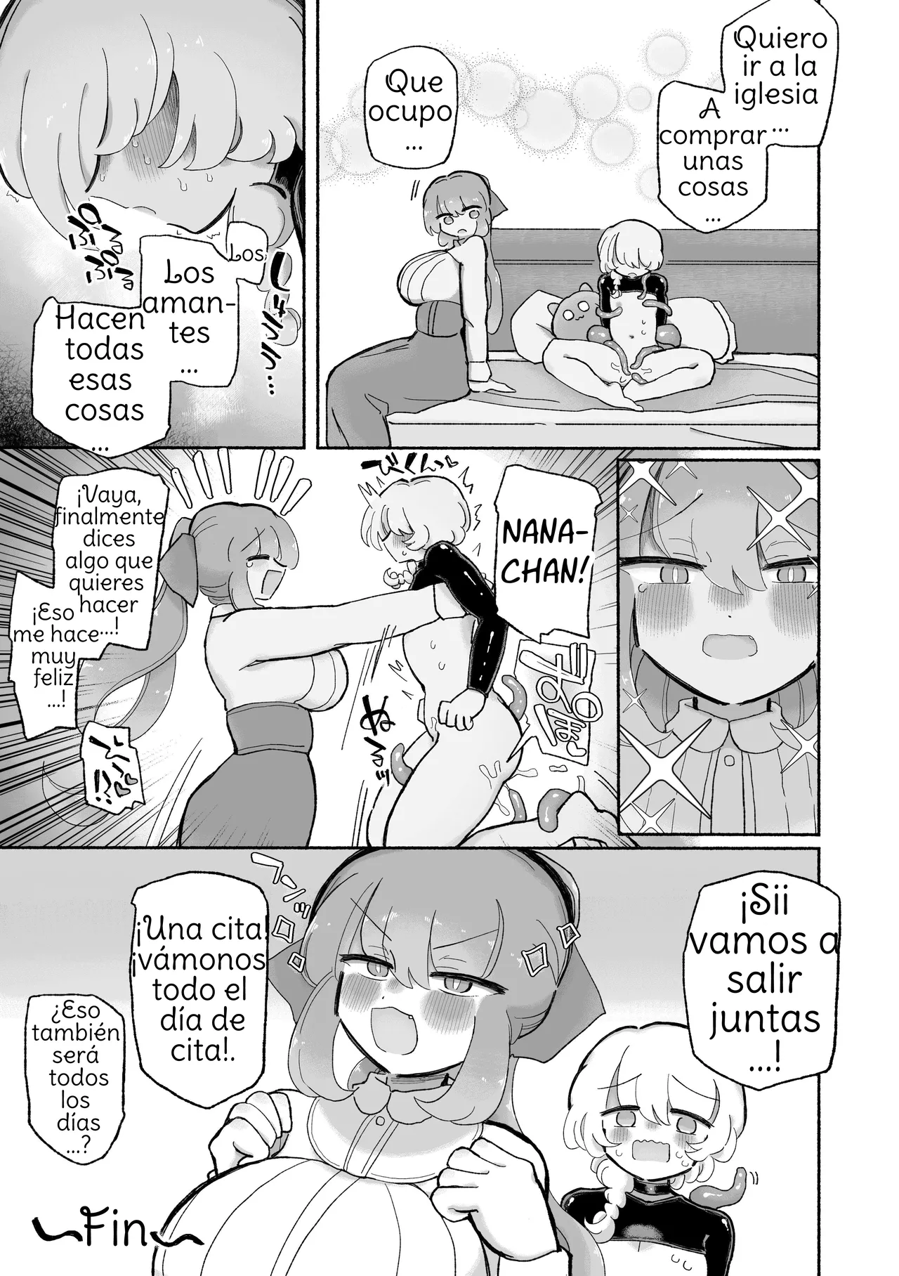 [Arijigoku (sandbox)] Onnanoko Yamete Zutto Issho ni Iyo ︱ Stop Being A Woman and Stay With Me Forever Spanish [Amaterasu] image number 41