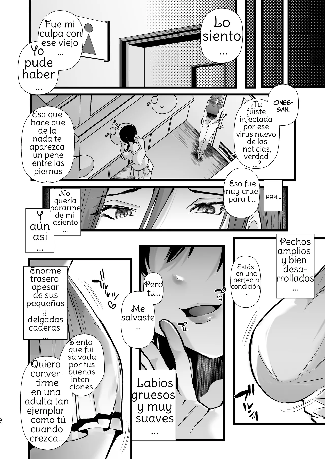 [FZ_ (Fujisaki Fujiko)] Tatoe futanari byou ni kakatta to shite mo kuso osu-domo to watashi wa chigau!   Even If I Got Infected By The Futanari Disease, I'm Different From All Those Shitty Men! [Spanish] {Amaterasu} imagen número 22