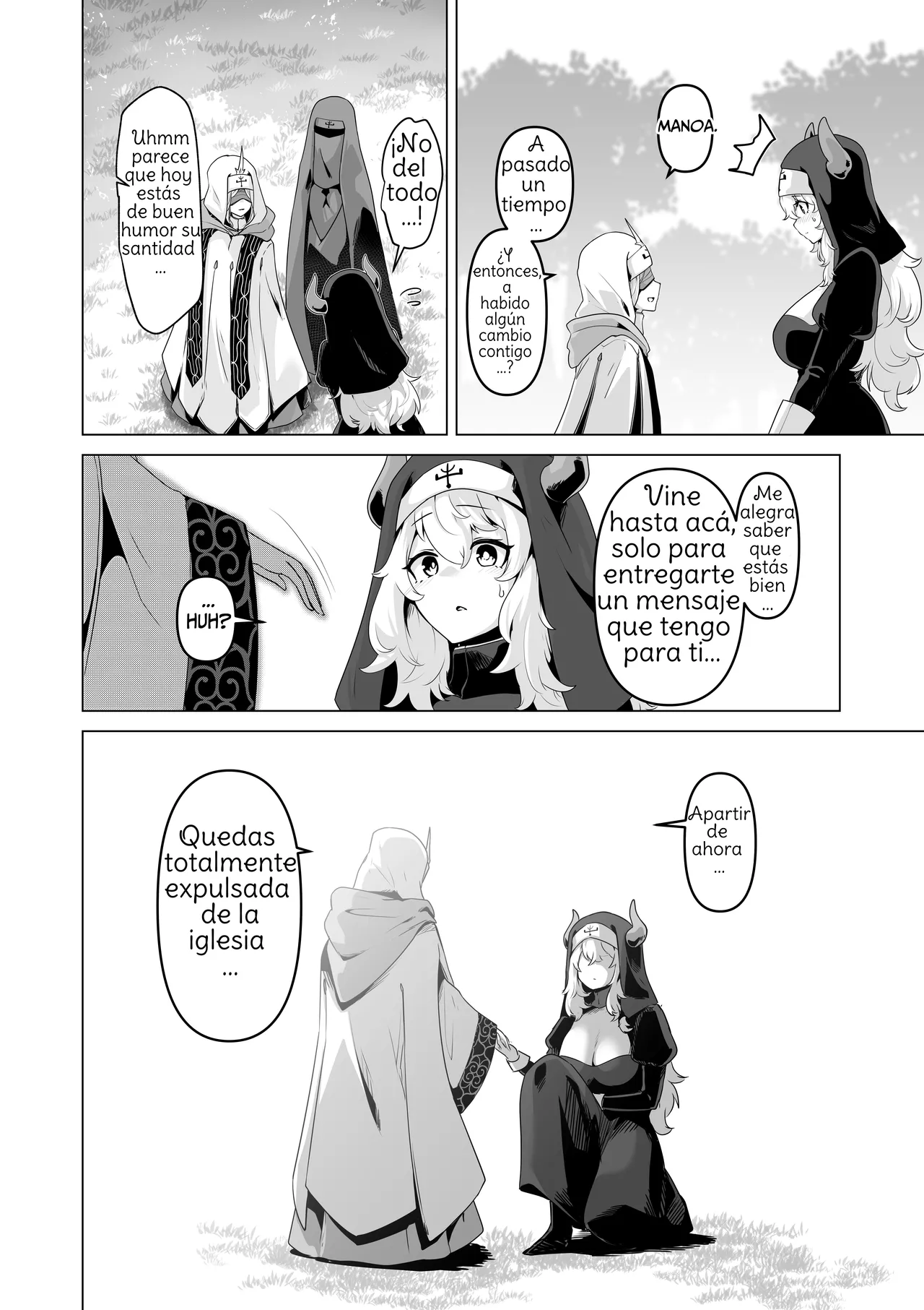 HASHIOKI (Otemoto)] Sono Karada de Sister wa Muri desho No Way She's A Nun With THAT Bod Spanish [Amaterasu] image number 14