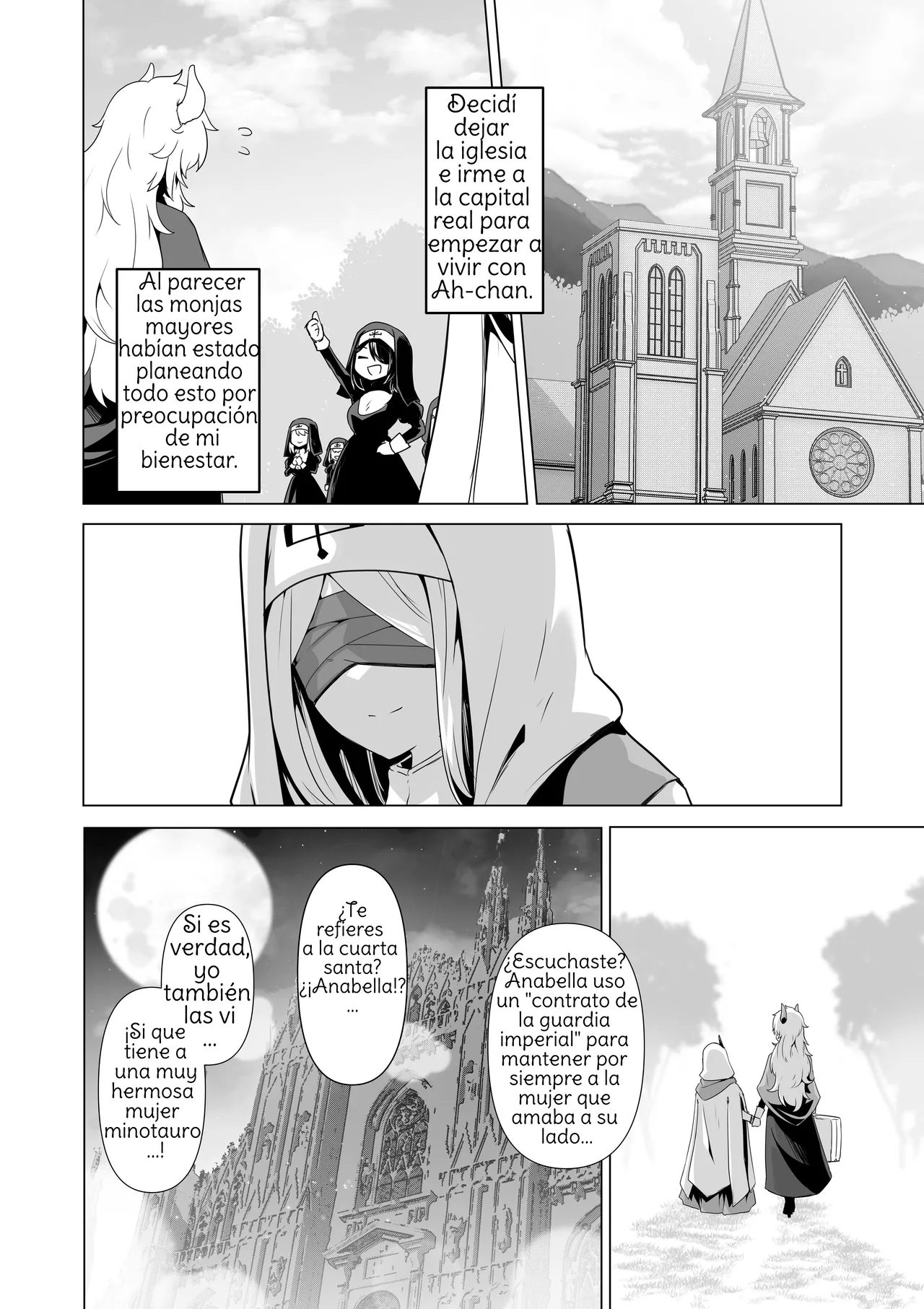 HASHIOKI (Otemoto)] Sono Karada de Sister wa Muri desho No Way She's A Nun With THAT Bod Spanish [Amaterasu] image number 46