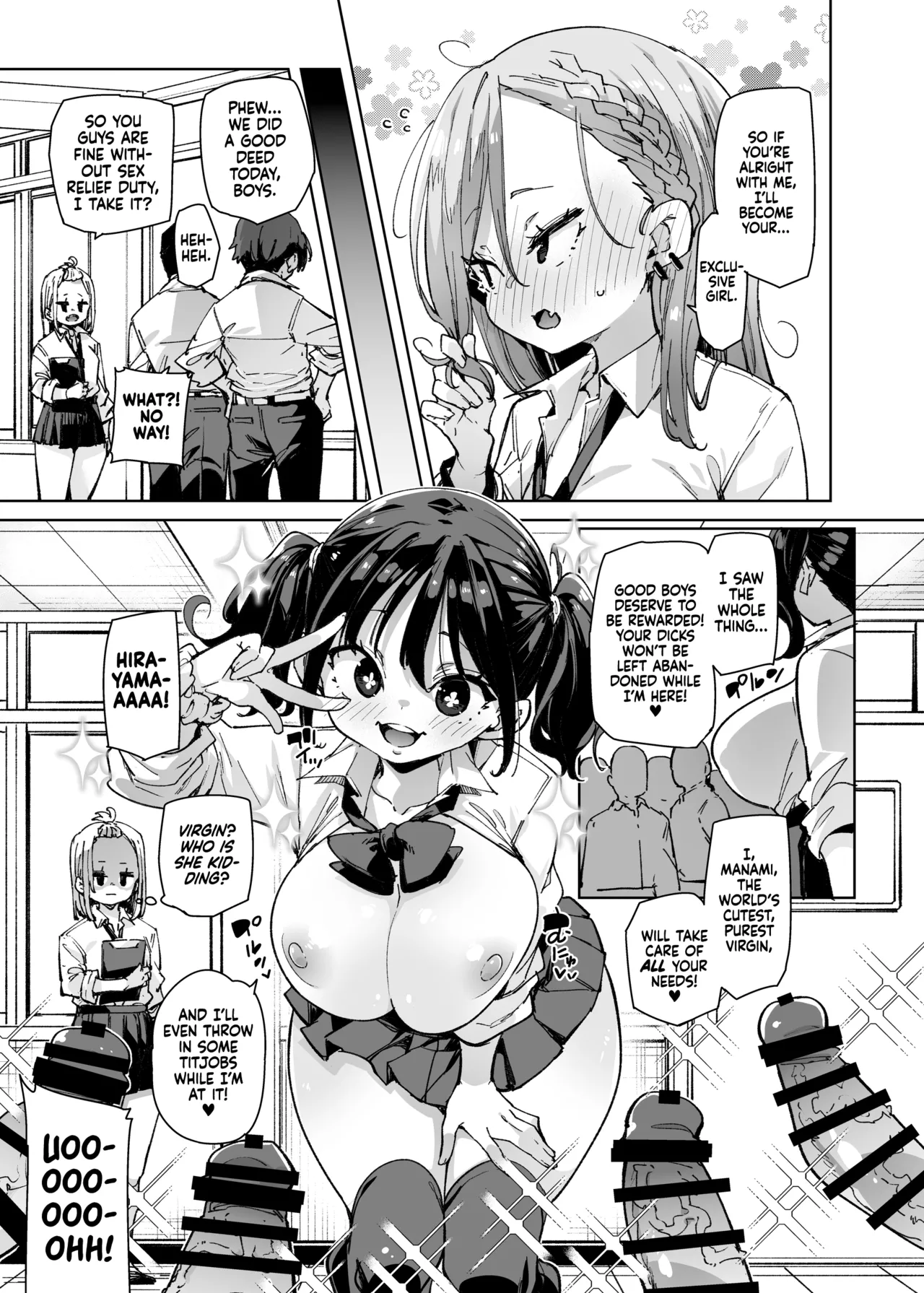 [Marui Don (Marui Maru)] Seishori Touban ja Nai noni Nuitekureru Gal - Shiro Gyaru ver | The Gyaru Who Gets You Off Even When She’s Not On Sex Relief Duty - White Edition [English] [Xzosk] image number 36