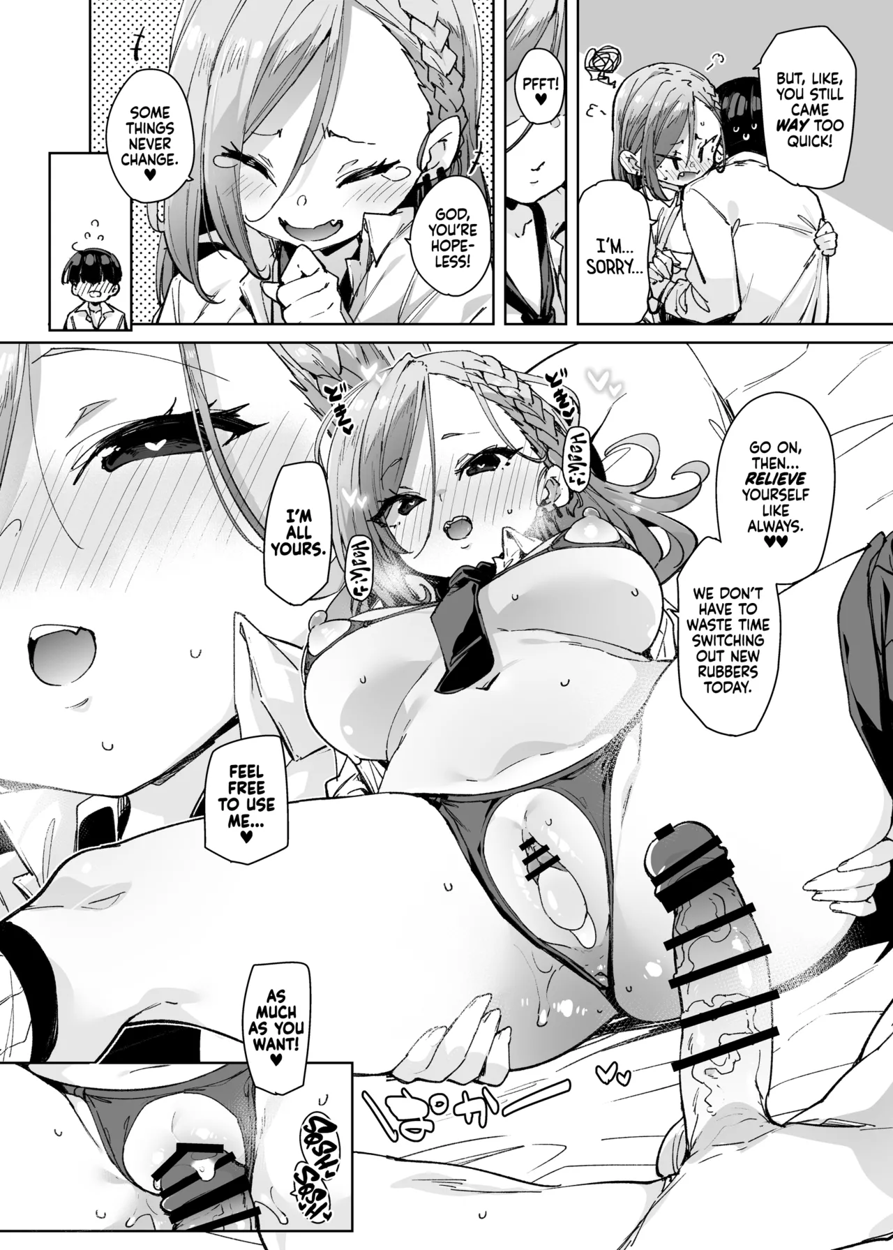 [Marui Don (Marui Maru)] Seishori Touban ja Nai noni Nuitekureru Gal - Shiro Gyaru ver | The Gyaru Who Gets You Off Even When She’s Not On Sex Relief Duty - White Edition [English] [Xzosk] image number 43