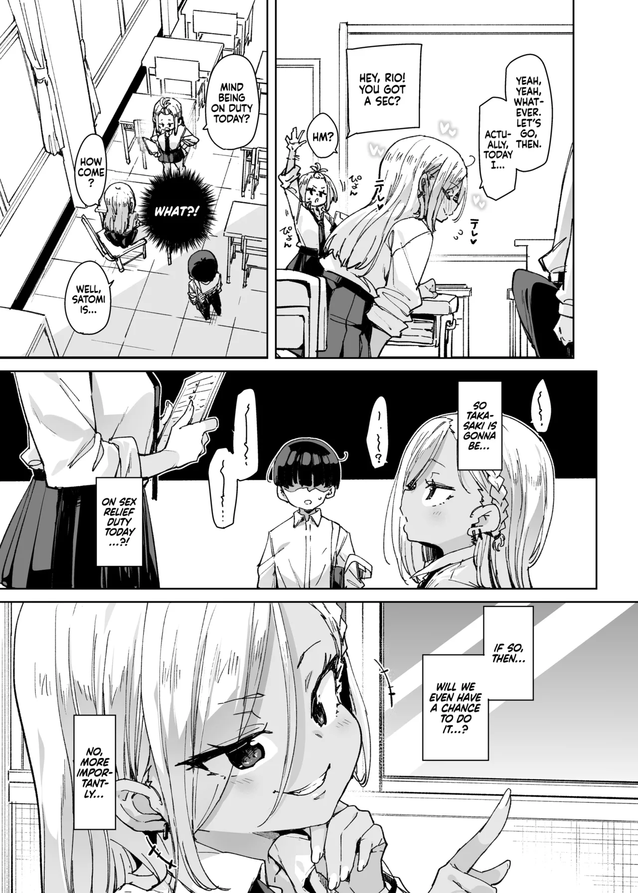[Marui Don (Marui Maru)] Seishori Touban ja Nai noni Nuitekureru Gal - Kuro Gyaru ver | The Gyaru Who Gets You Off Even When She’s Not On Sex Relief Duty - Black Edition [English] [Xzosk] image number 32