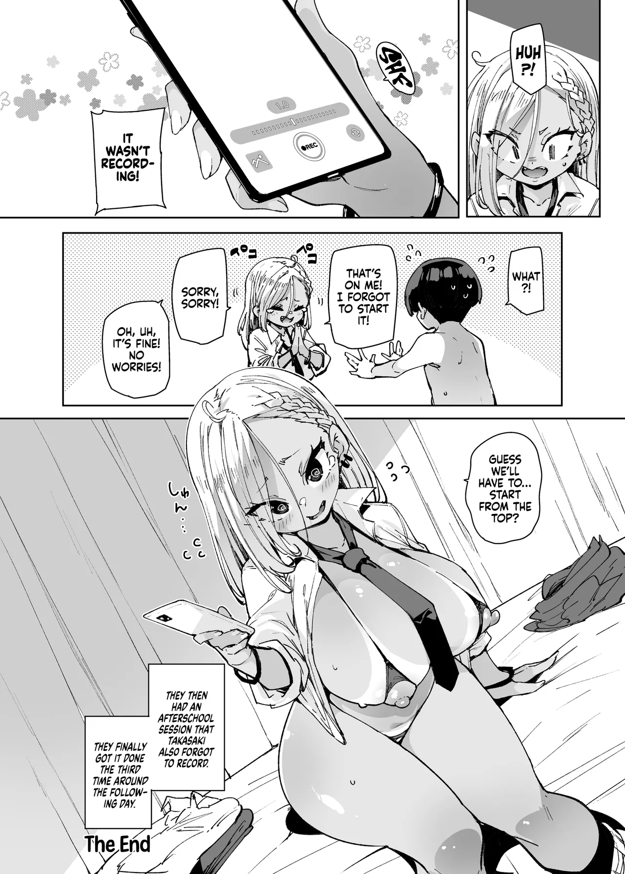 [Marui Don (Marui Maru)] Seishori Touban ja Nai noni Nuitekureru Gal - Kuro Gyaru ver | The Gyaru Who Gets You Off Even When She’s Not On Sex Relief Duty - Black Edition [English] [Xzosk] image number 55