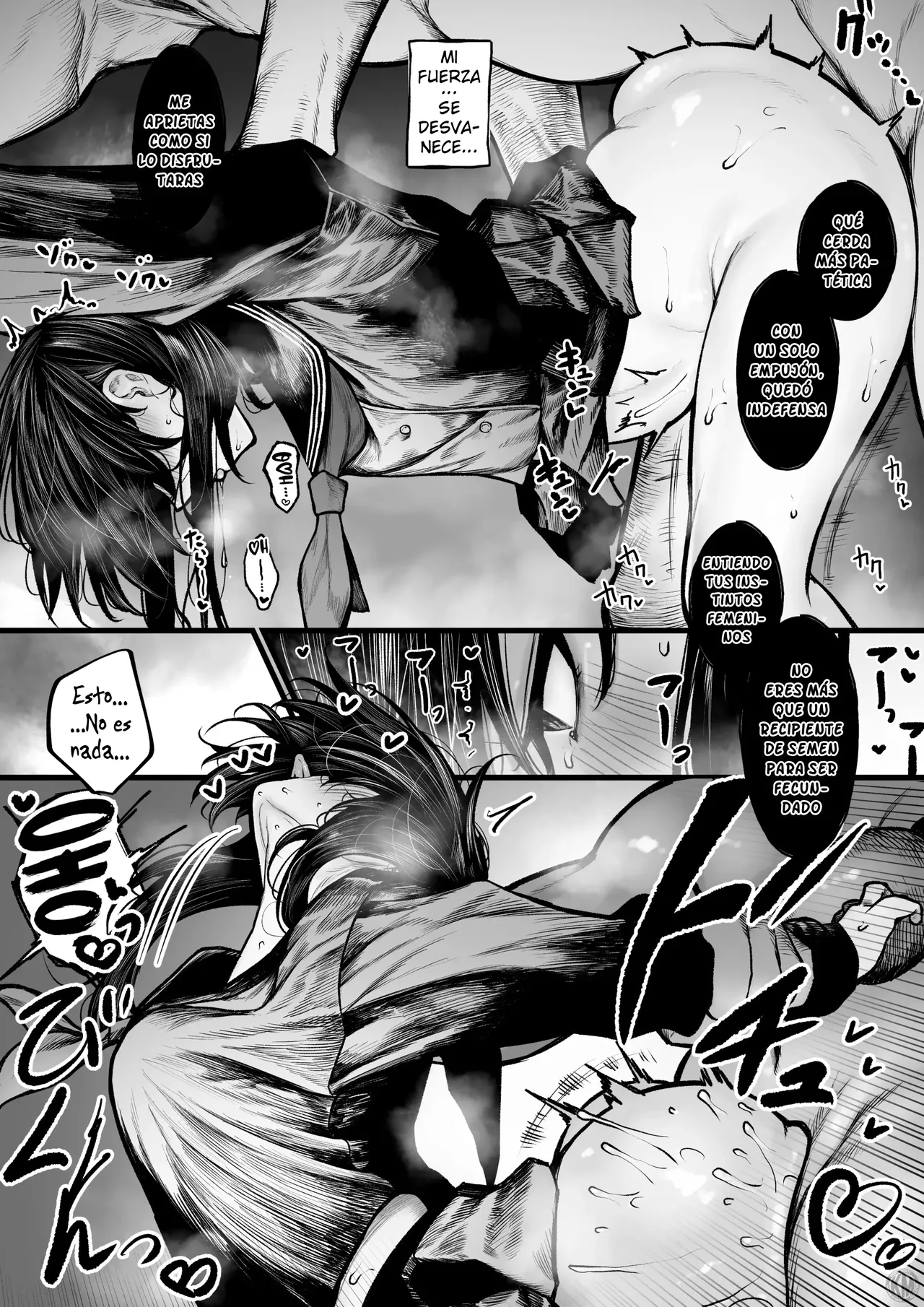 [Jury] Haraiya-san wa Haramibukuro ni Nanka Sarenai + Haraiya-san wa Haramibukuro ni Nanka Sarenai Haiboku Route Ban｜La Exorcista no se Convertirá en una Bolsa Embarazada + Ruta de la Derrota [Spanish] [KnightsMighty] image number 6