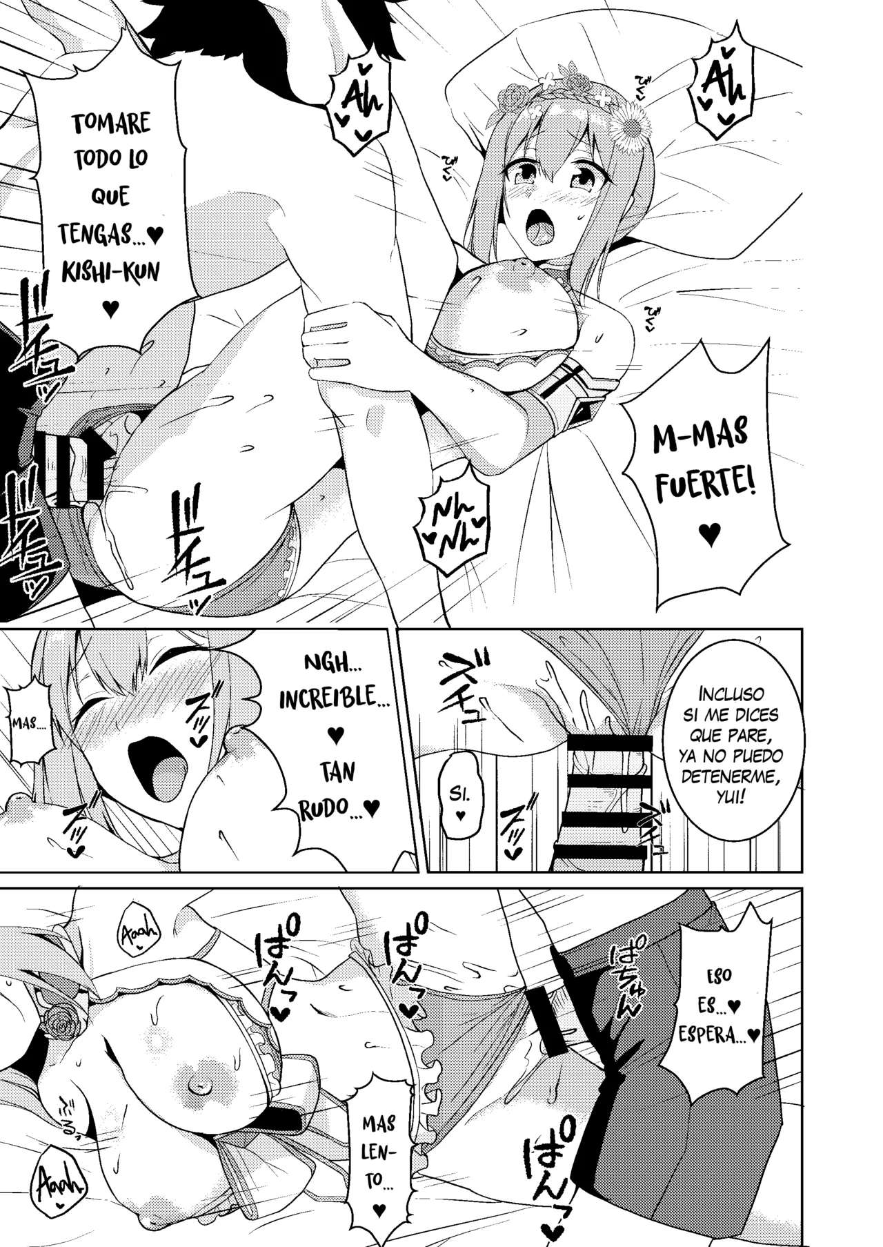 [Hone, Masshigura (Akiduki Touya)] Mizugi Yui-chan no Echiechi Osasoi Approch | El lascivo acercamiento de Yui-chan traje de baño (Princess Connect! Re:Dive) [Spanish] [Hakuyoku No Translations] [Digital] 画像番号 18