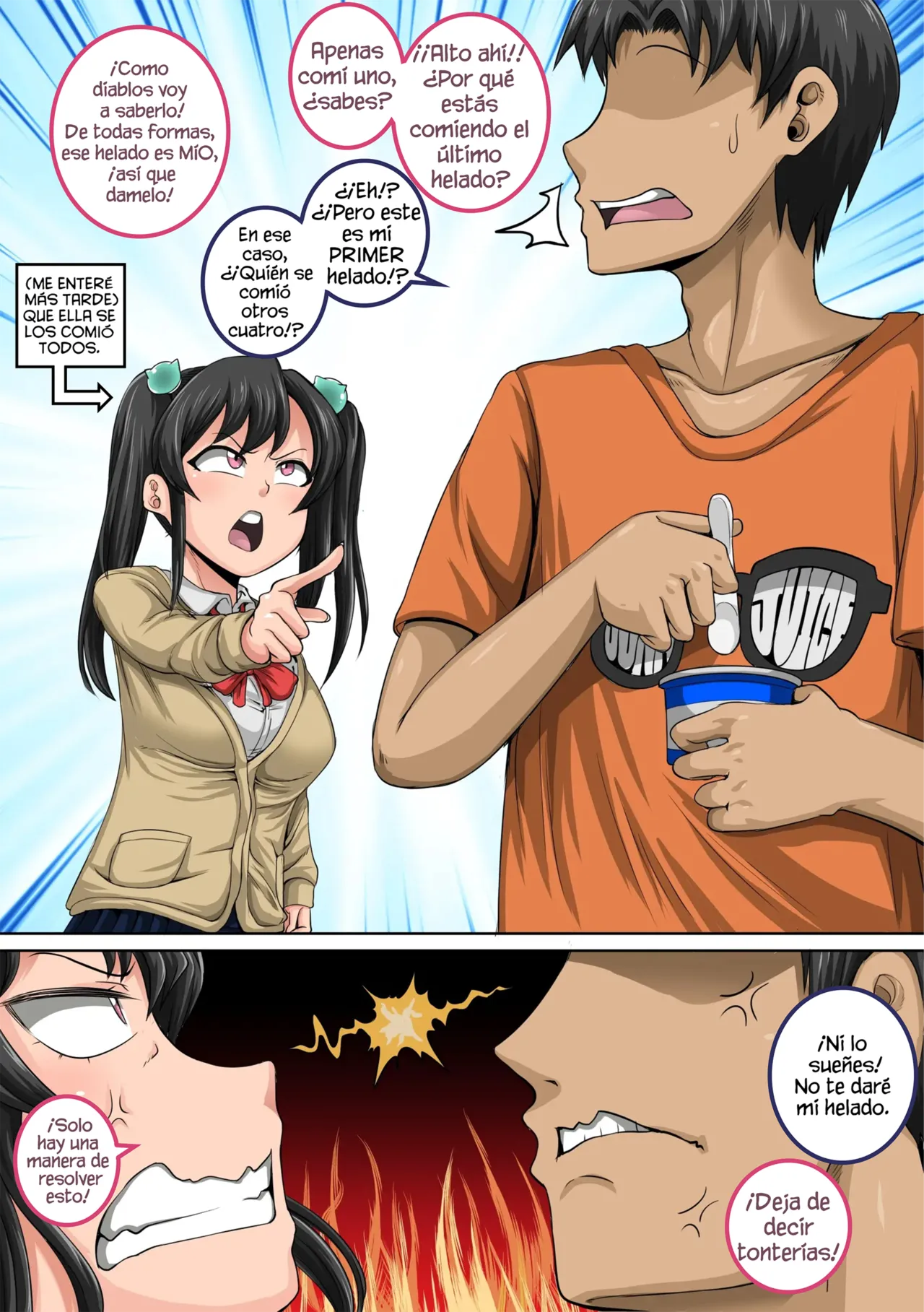 [Juna Juna Juice] Mukatsuku Imouto wa Chanto Shikaranakucha 1-35 Matome｜¡¡Mi Molesta Hermanita Necesita un Buen Regaño!! Resumen: 1-35 [Spanish] [Wish Master Fan-dubs + Me ba] image number 10