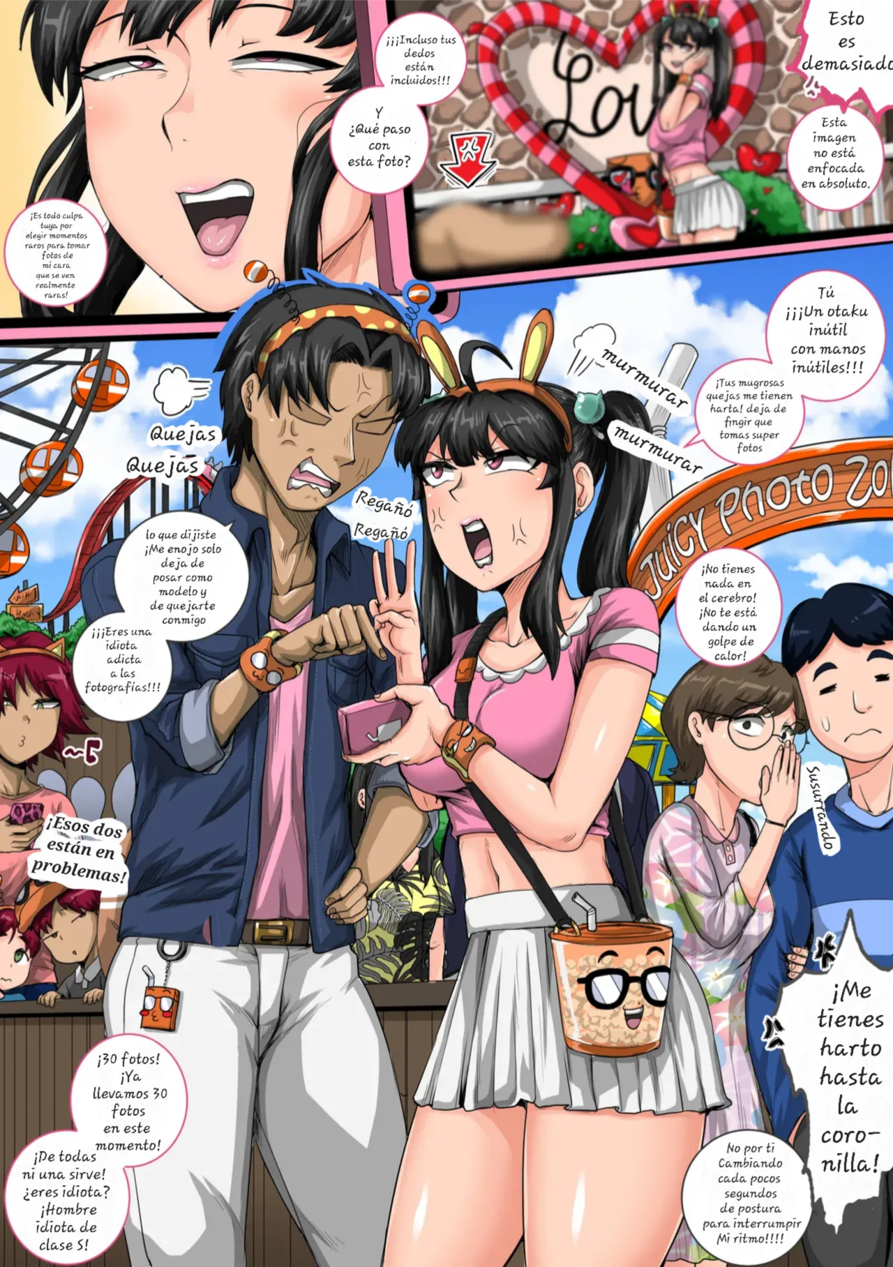 [Juna Juna Juice] Mukatsuku Imouto wa Chanto Shikaranakucha 1-35 Matome｜¡¡Mi Molesta Hermanita Necesita un Buen Regaño!! Resumen: 1-35 [Spanish] [Wish Master Fan-dubs + Me ba] image number 52