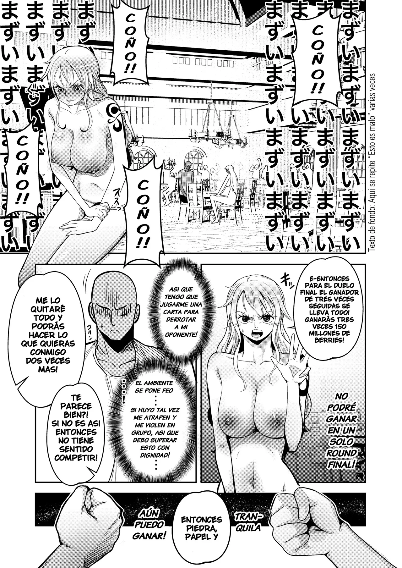 [Shimono Cable] Hage Mob to Nami-san Wakarase Honban Yakyuuken (One Piece) [Spanish] [Harenchi no Fansub] Bildnummer 11