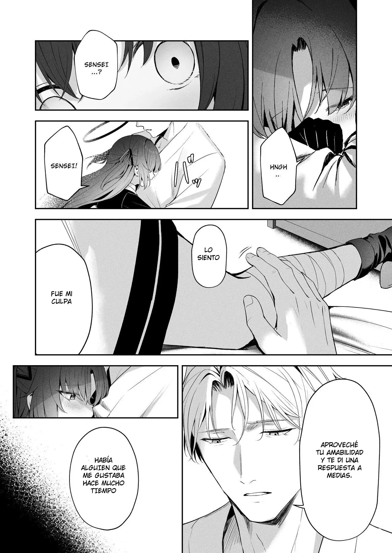 [HIGH:LAND (Takashima Shoa)] Answers｜Respuestas (Blue Archive) [Spanish] [Cathal y sus panas = Cathal de Abydos] [Digital] 画像番号 21