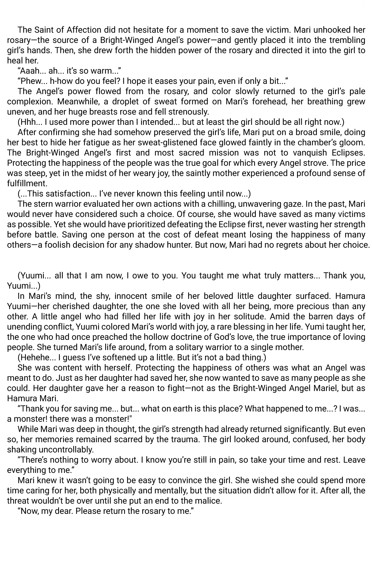 (C77) [Kuroi Miyako (Kuroi Hiroki, Rindou)] Seitenshi Yumiel Ibun - Voracious anecdote mmmh(C77) [Kuroi Miyako (Kuroi Hiroki, Rindou)] Seitenshi Yumiel Ibun - Voracious anecdote [English] [Kuraudo] numero di immagine  6