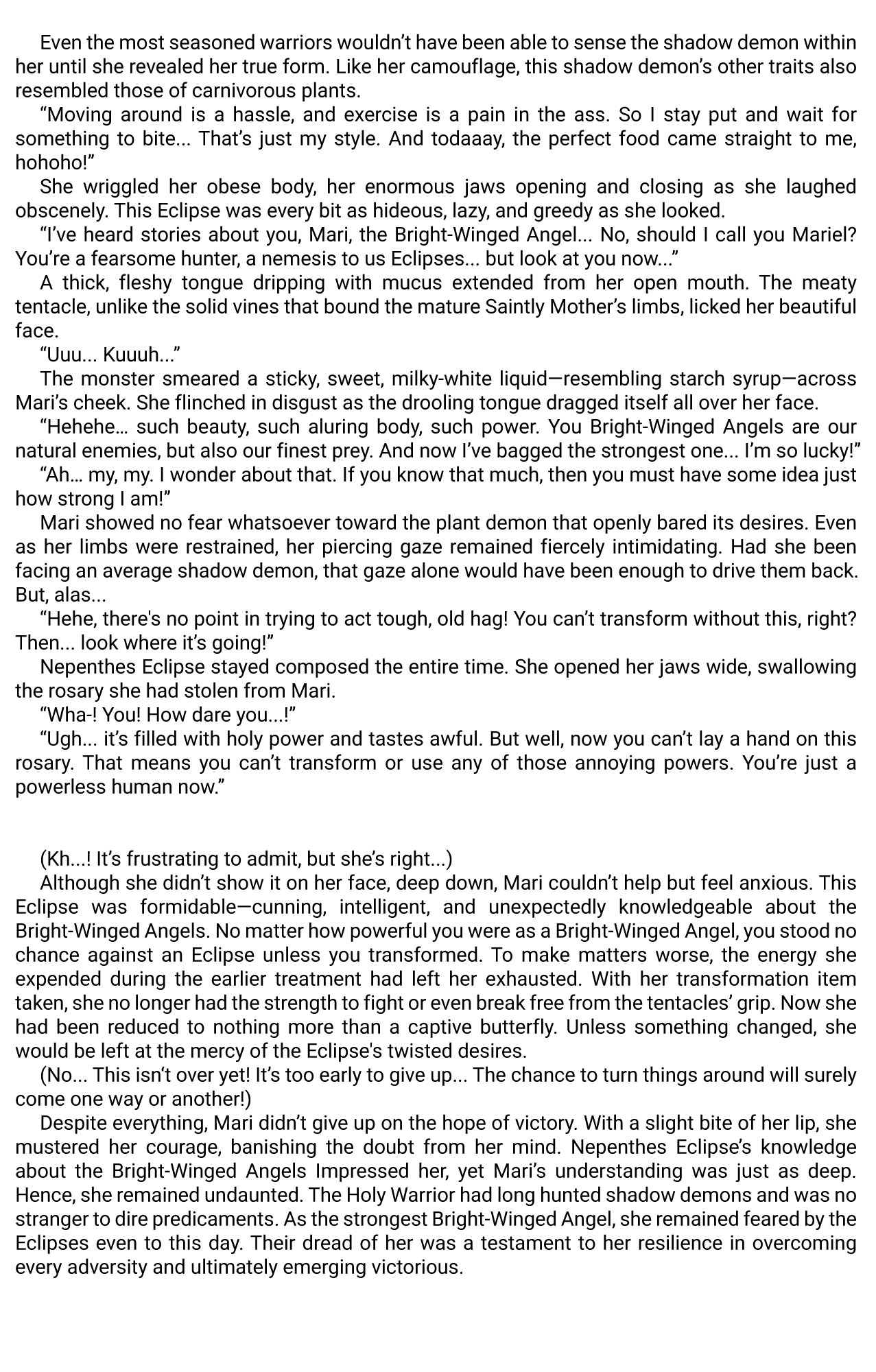 (C77) [Kuroi Miyako (Kuroi Hiroki, Rindou)] Seitenshi Yumiel Ibun - Voracious anecdote mmmh(C77) [Kuroi Miyako (Kuroi Hiroki, Rindou)] Seitenshi Yumiel Ibun - Voracious anecdote [English] [Kuraudo] numero di immagine  8