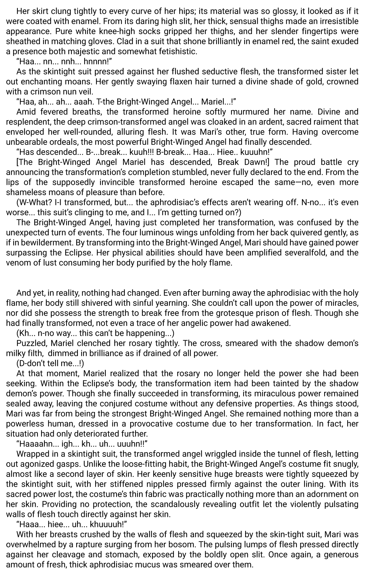 (C77) [Kuroi Miyako (Kuroi Hiroki, Rindou)] Seitenshi Yumiel Ibun - Voracious anecdote mmmh(C77) [Kuroi Miyako (Kuroi Hiroki, Rindou)] Seitenshi Yumiel Ibun - Voracious anecdote [English] [Kuraudo] numero di immagine  26