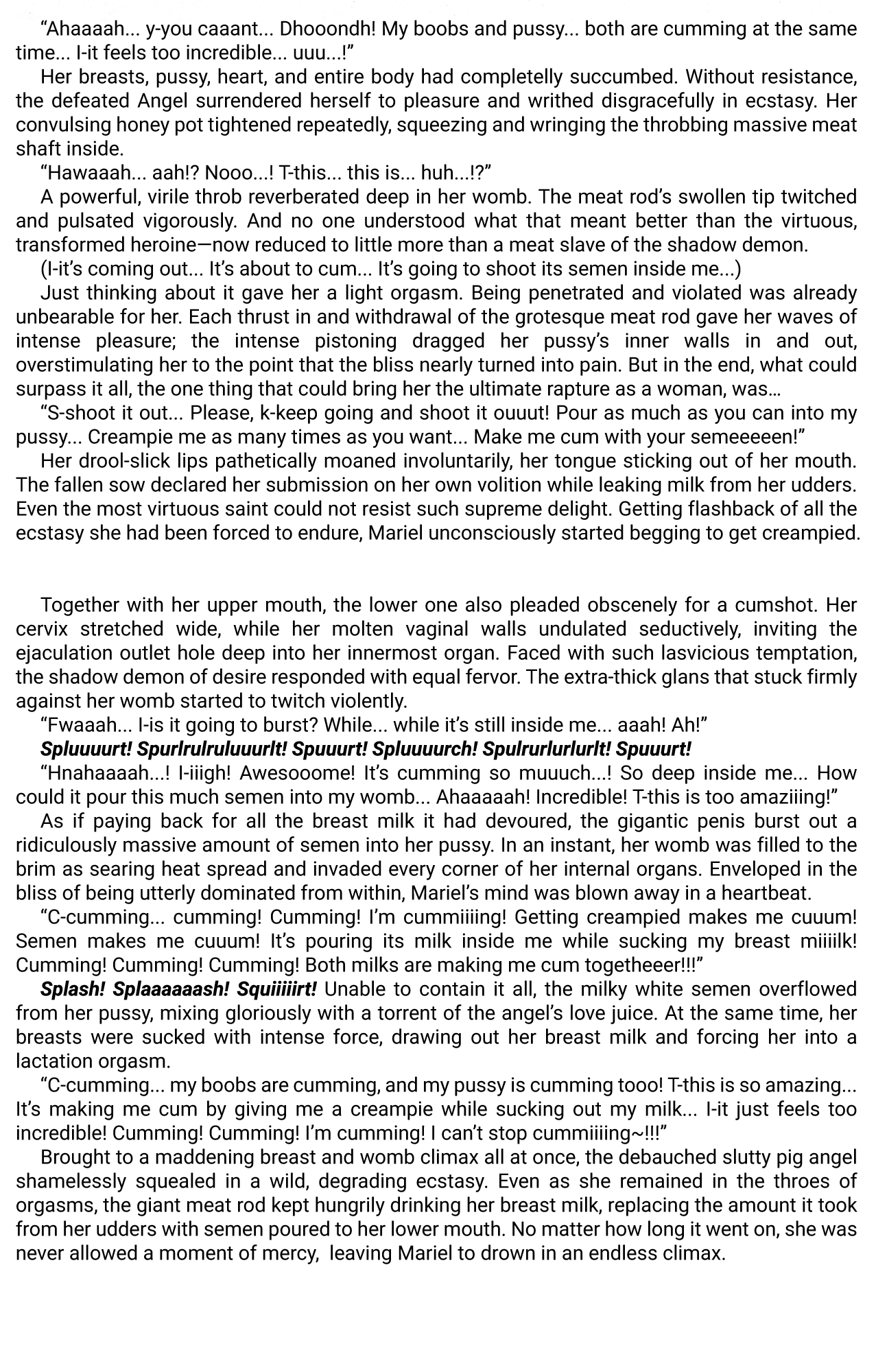 (C77) [Kuroi Miyako (Kuroi Hiroki, Rindou)] Seitenshi Yumiel Ibun - Voracious anecdote mmmh(C77) [Kuroi Miyako (Kuroi Hiroki, Rindou)] Seitenshi Yumiel Ibun - Voracious anecdote [English] [Kuraudo] numero di immagine  39