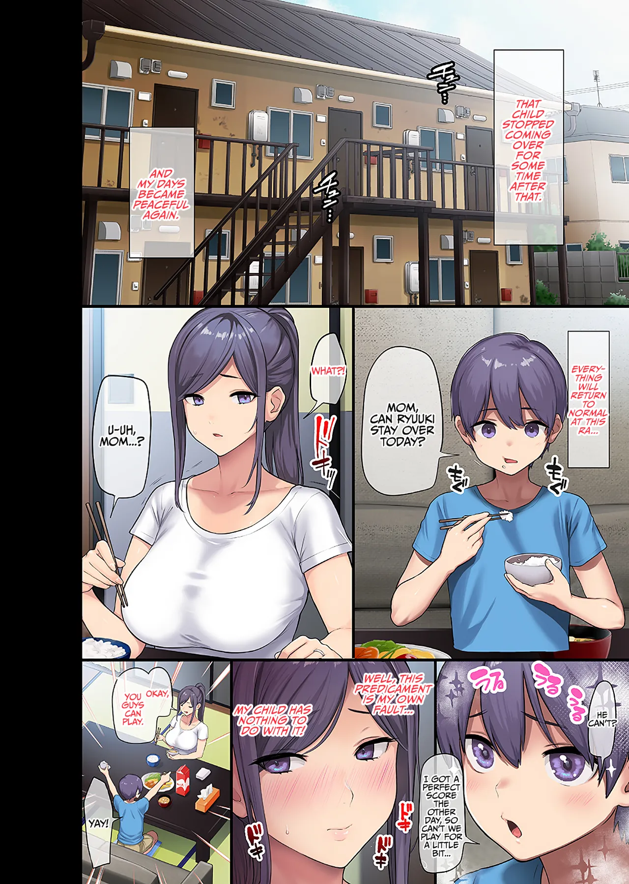 Giant Boobs Widow and Her Son's Very. Very Bad Friend  (Fully Decensored + RAW) 图片编号 27