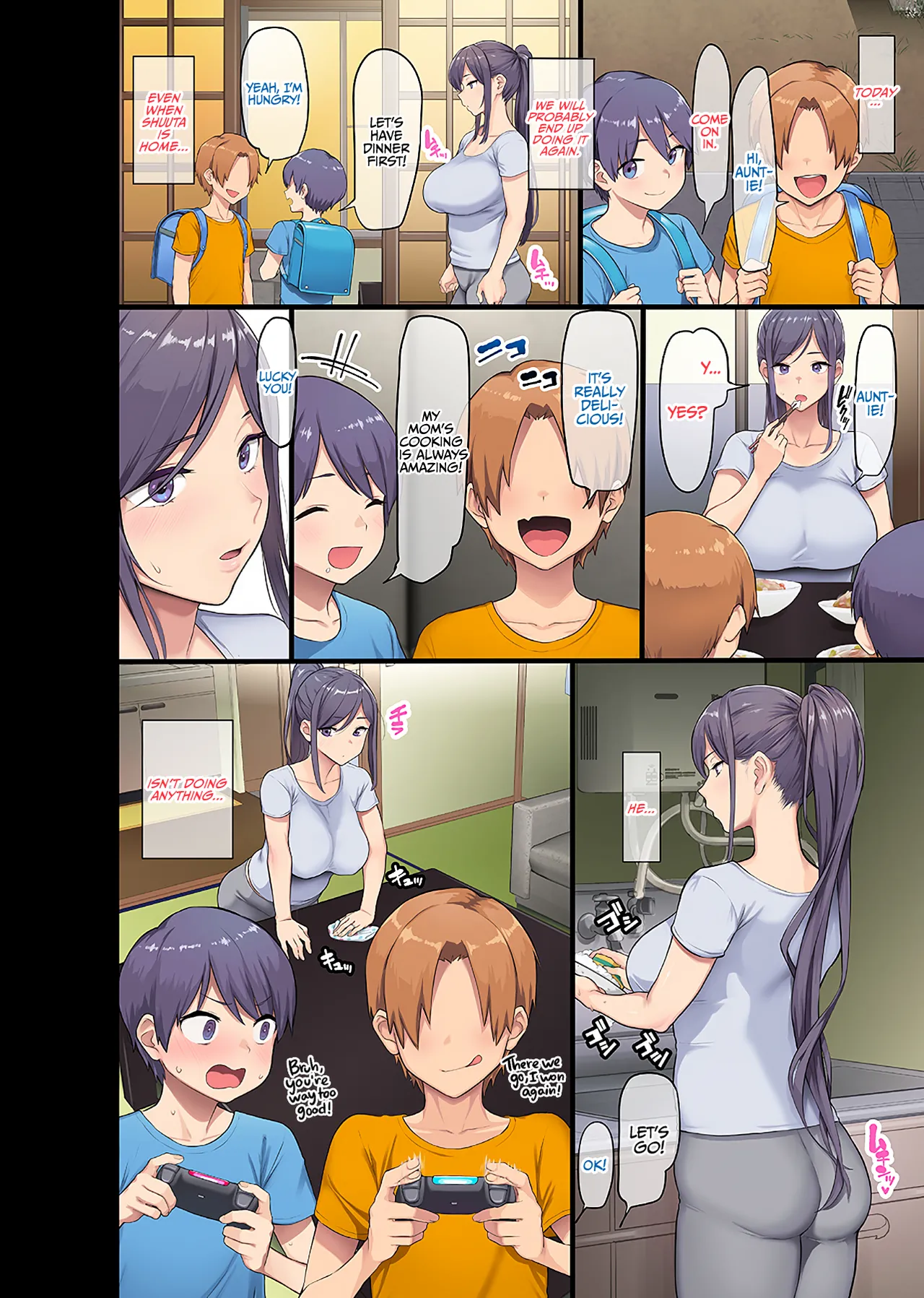 Giant Boobs Widow and Her Son's Very. Very Bad Friend  (Fully Decensored + RAW) 图片编号 29