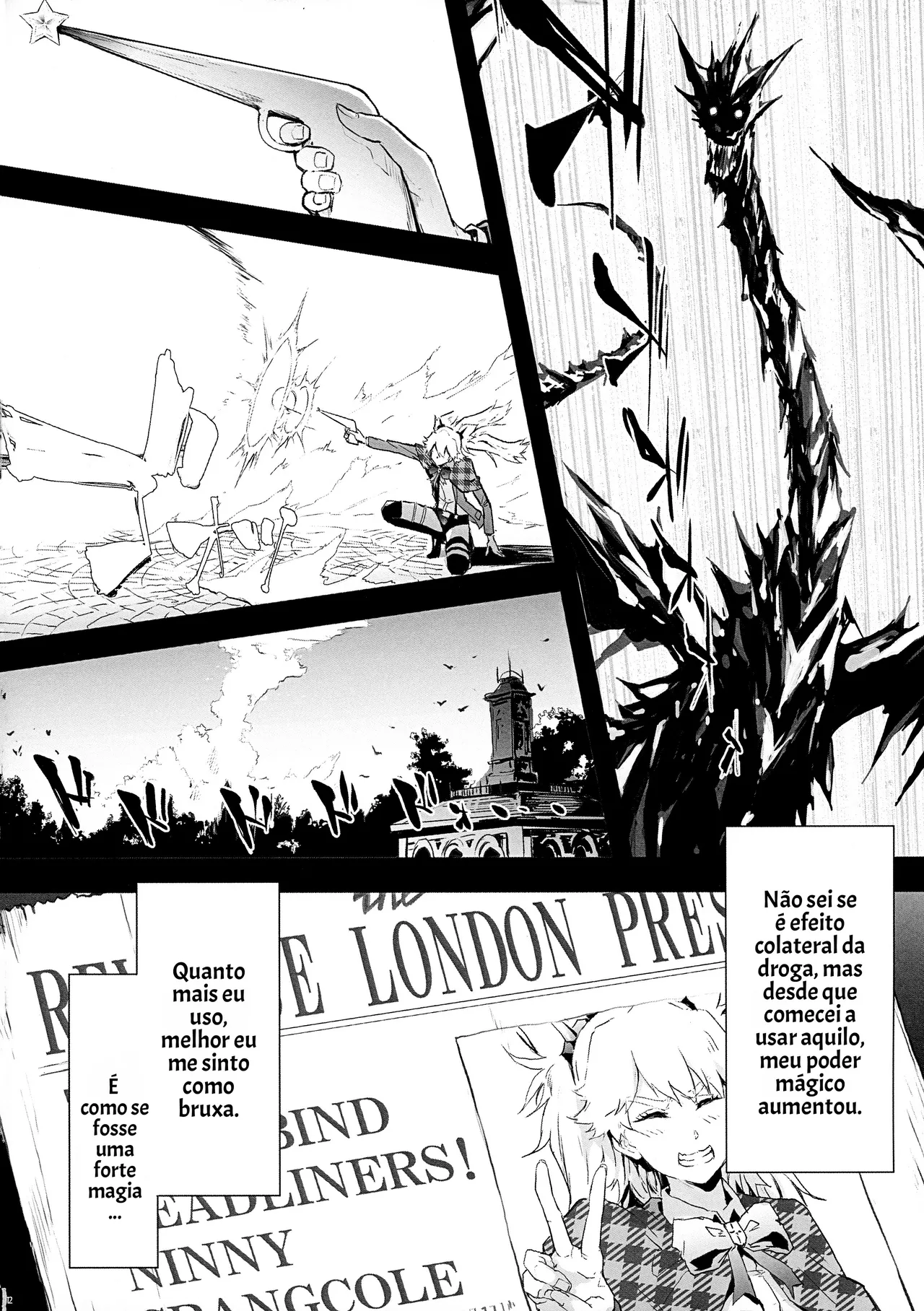 (C104) [ONOKORODOU (Shiki Takuto)] BITCH BITCH (BURN THE WITCH) [pt-BR] [Bakai.org] Bildnummer 14