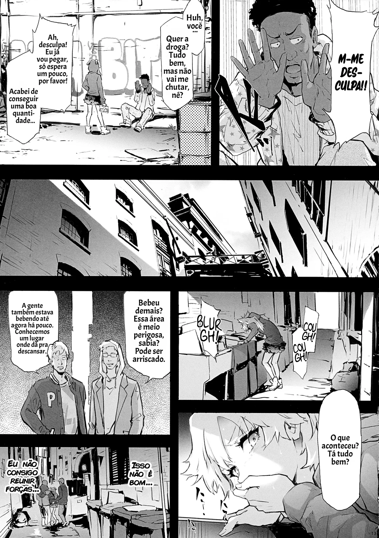 (C104) [ONOKORODOU (Shiki Takuto)] BITCH BITCH (BURN THE WITCH) [pt-BR] [Bakai.org] Bildnummer 15