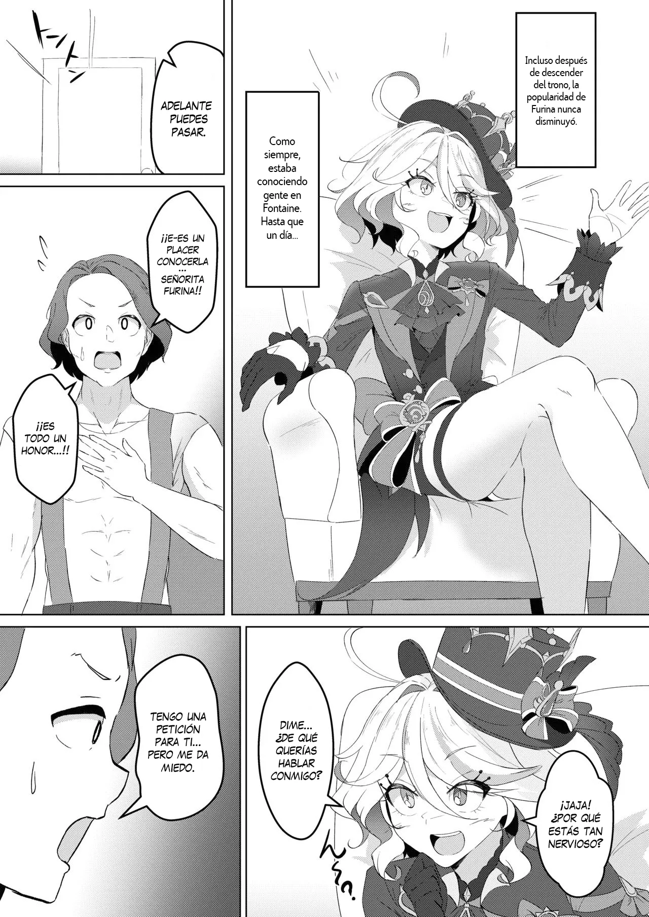 [Paraiso Saigu (Pucca)] Shizuku no Kageri｜Sombra de una Gota (Genshin Impact) [Spanish] [Orivin = Aquí Esta el Name] [Digital] imagen número 3