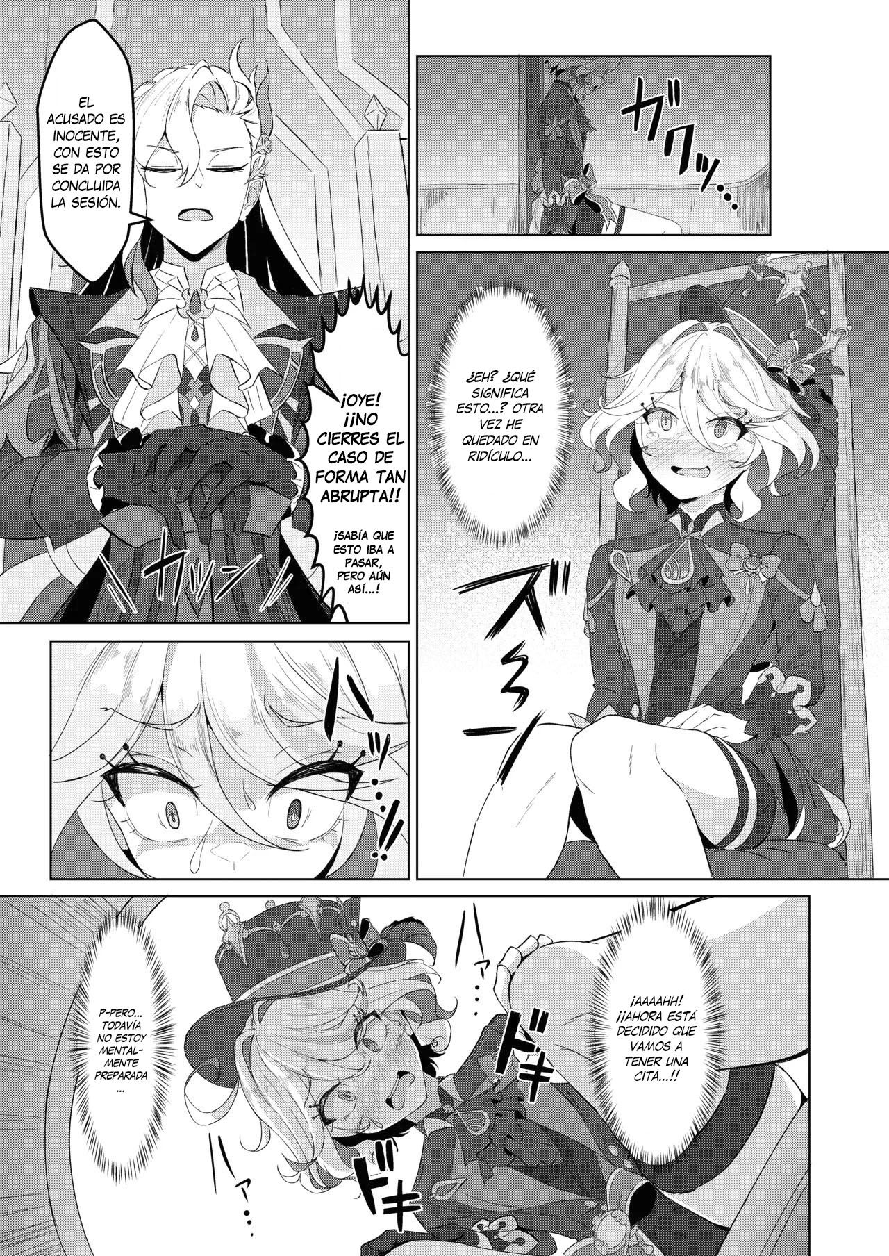 [Paraiso Saigu (Pucca)] Shizuku no Kageri｜Sombra de una Gota (Genshin Impact) [Spanish] [Orivin = Aquí Esta el Name] [Digital] imagen número 7