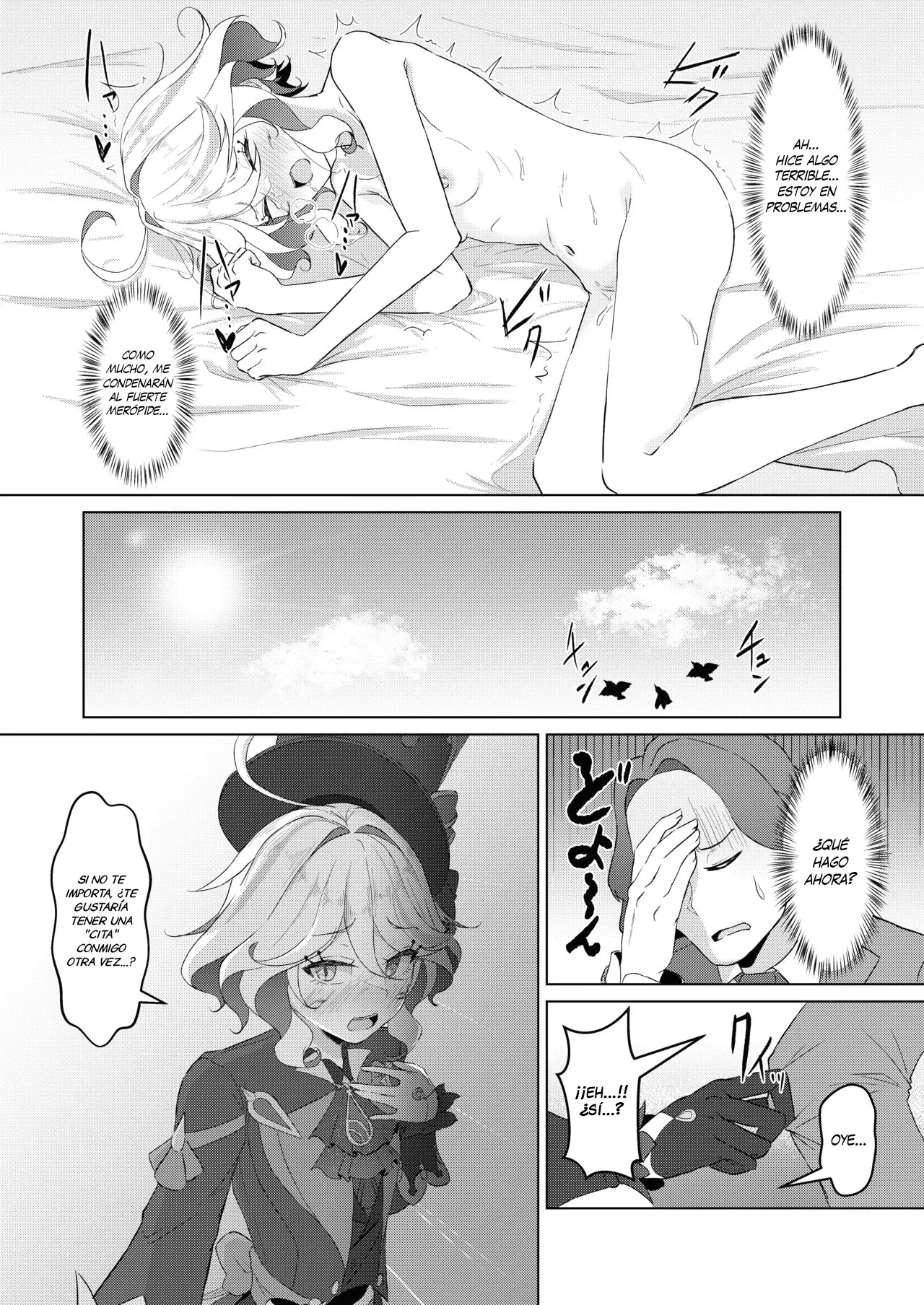 [Paraiso Saigu (Pucca)] Shizuku no Kageri｜Sombra de una Gota (Genshin Impact) [Spanish] [Orivin = Aquí Esta el Name] [Digital] imagen número 17