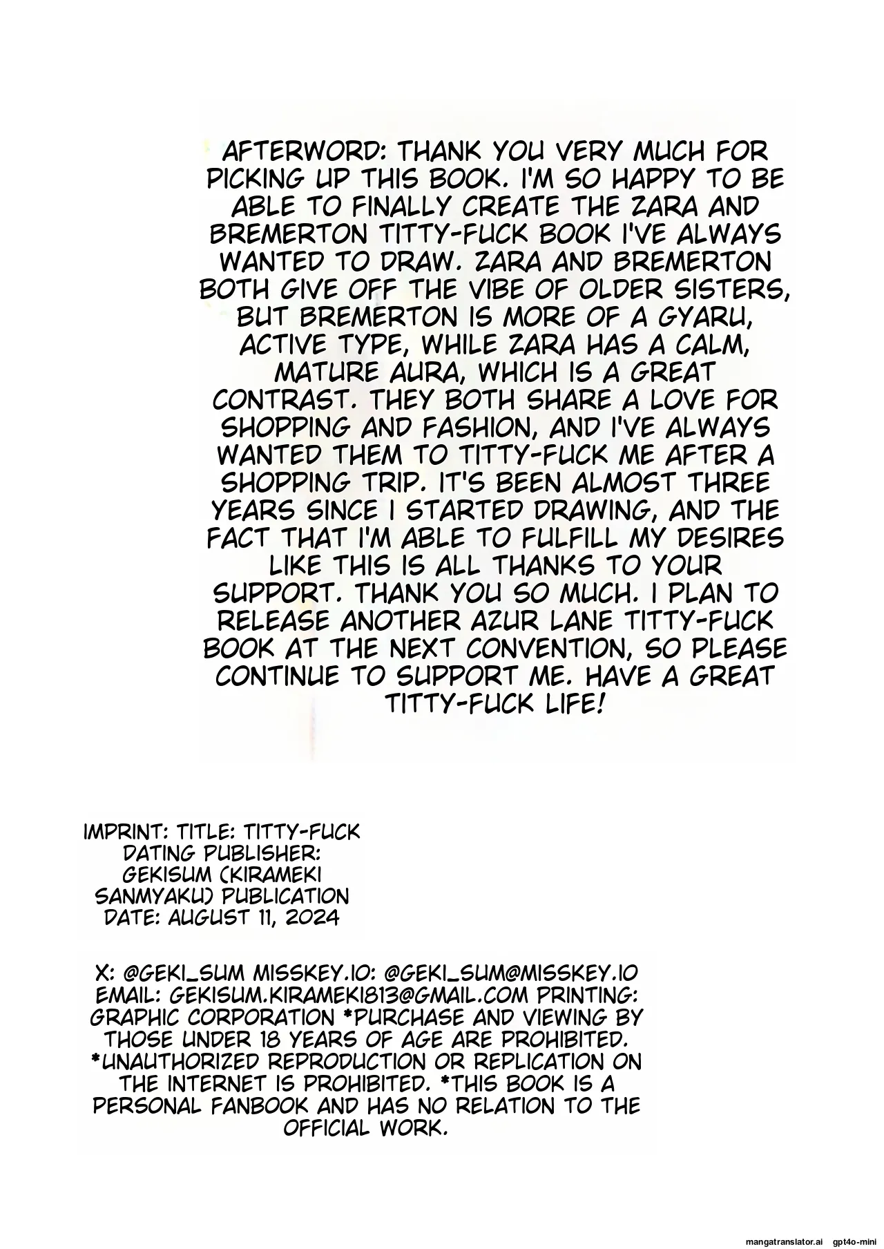 [Kirameki Sanmyaku (Geki-Sum)] Paizuri Dating (Azur Lane) [English] [Digital] numero di immagine  29