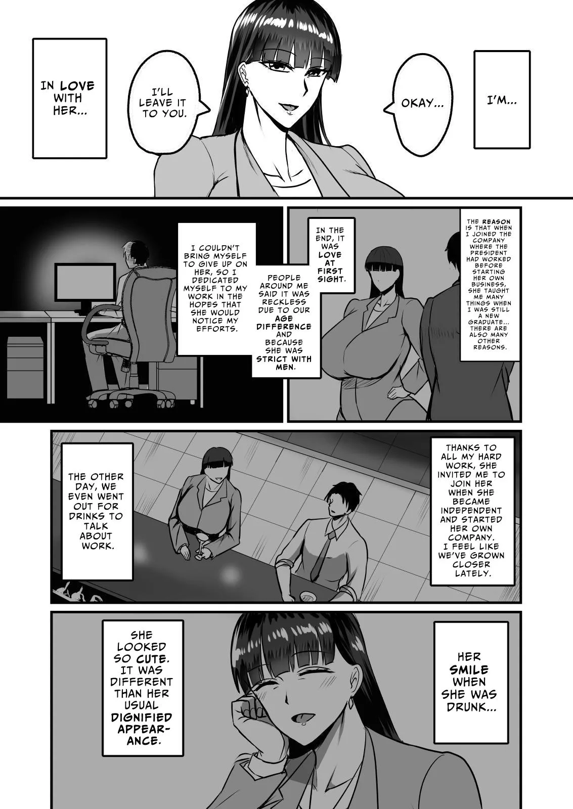 [Yuureigai Syoukyakuro (Syoukyakubutu)] Jishou Otoko Irazu no Onna Joushi ga Ore o Okazu ni Shiteita Node | My Female Boss Who Claimed She Don't Need A Man Was Jilling Off To Me [Digital] [English] [Reforged] numero di immagine  5