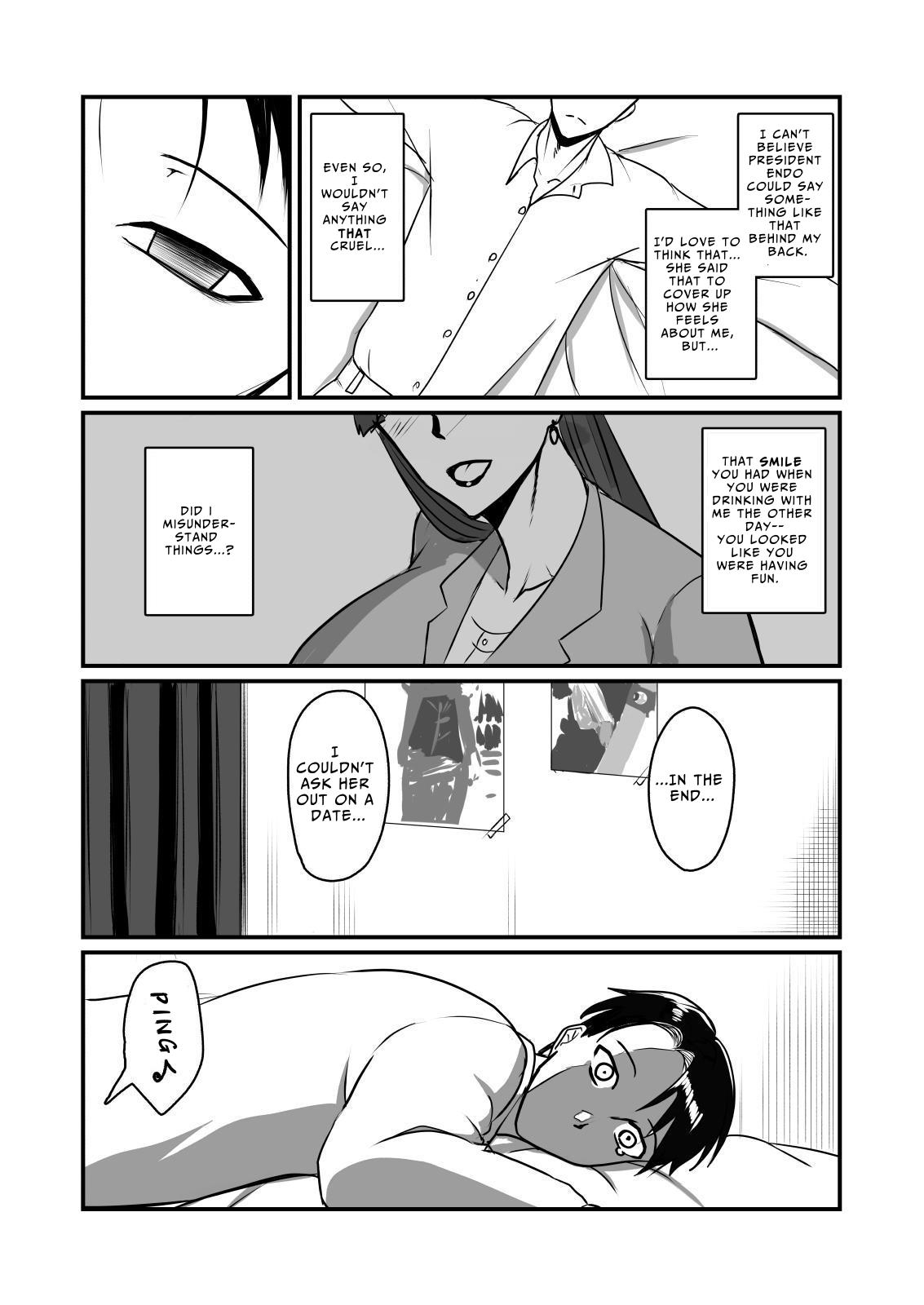 [Yuureigai Syoukyakuro (Syoukyakubutu)] Jishou Otoko Irazu no Onna Joushi ga Ore o Okazu ni Shiteita Node | My Female Boss Who Claimed She Don't Need A Man Was Jilling Off To Me [Digital] [English] [Reforged] numero di immagine  10