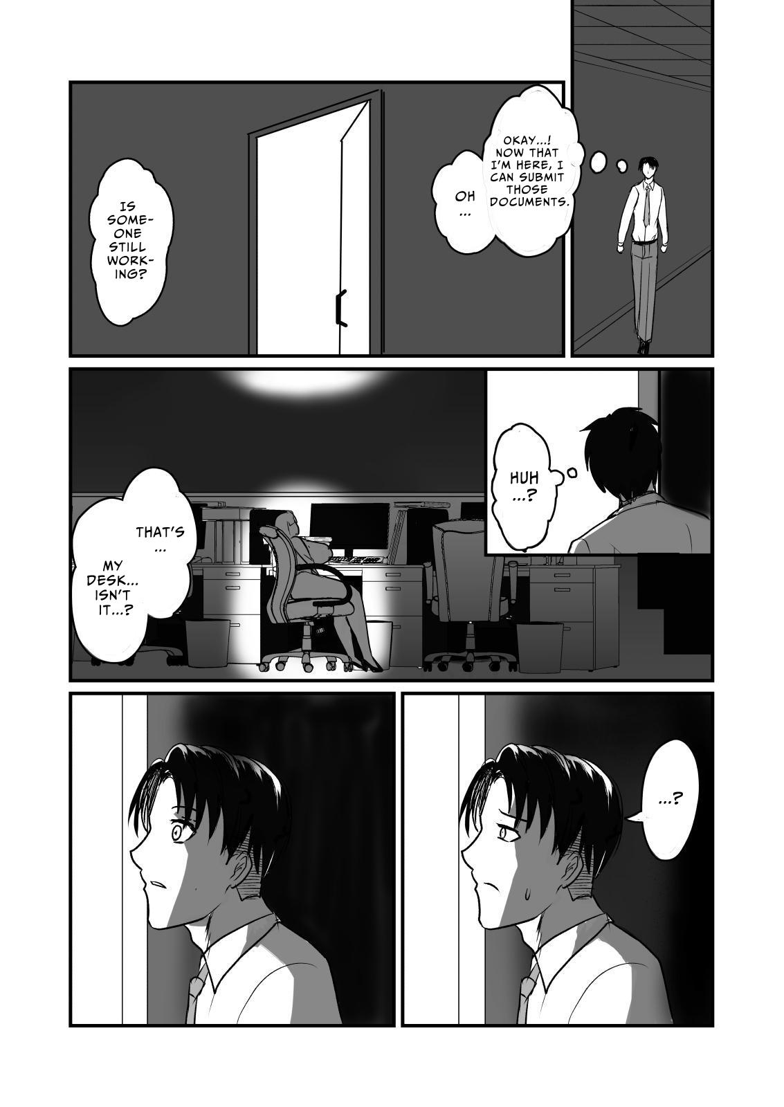 [Yuureigai Syoukyakuro (Syoukyakubutu)] Jishou Otoko Irazu no Onna Joushi ga Ore o Okazu ni Shiteita Node | My Female Boss Who Claimed She Don't Need A Man Was Jilling Off To Me [Digital] [English] [Reforged] numero di immagine  13