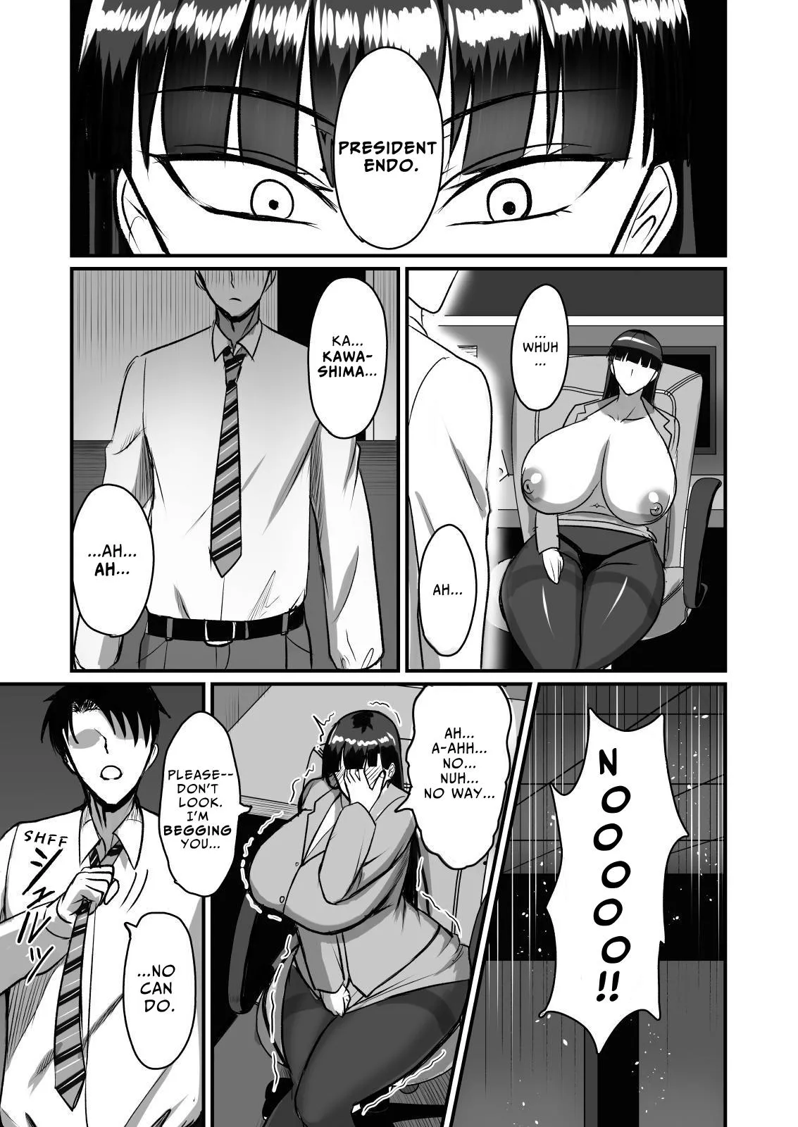 [Yuureigai Syoukyakuro (Syoukyakubutu)] Jishou Otoko Irazu no Onna Joushi ga Ore o Okazu ni Shiteita Node | My Female Boss Who Claimed She Don't Need A Man Was Jilling Off To Me [Digital] [English] [Reforged] numero di immagine  18