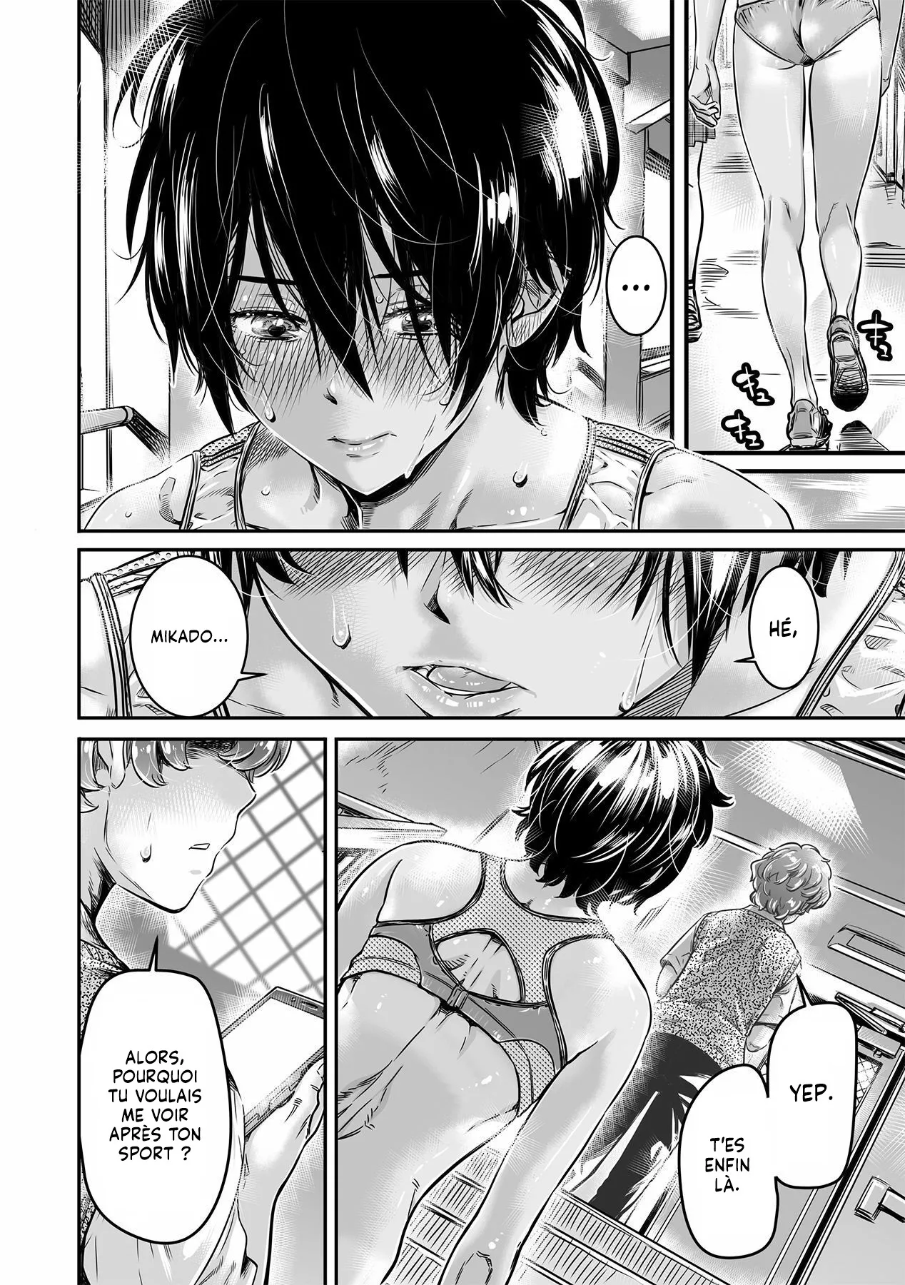 [MARUTA Production (MARUTA)] Shinchou 175cm no Rikujou Shoujo wa Kouhai Danshi no Seishi o Nomitagaru | Une Fille d'1m75 qui fait de l'Athlétisme veut boire le Sperme de son petit copain [French] [Lopxi] [Digital] 图片编号 9