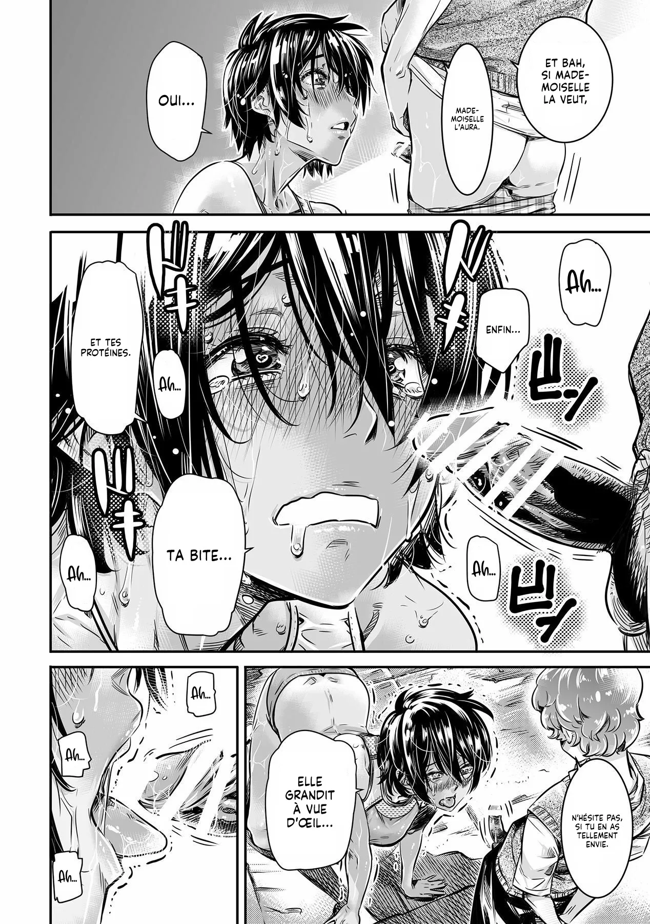 [MARUTA Production (MARUTA)] Shinchou 175cm no Rikujou Shoujo wa Kouhai Danshi no Seishi o Nomitagaru | Une Fille d'1m75 qui fait de l'Athlétisme veut boire le Sperme de son petit copain [French] [Lopxi] [Digital] 图片编号 13