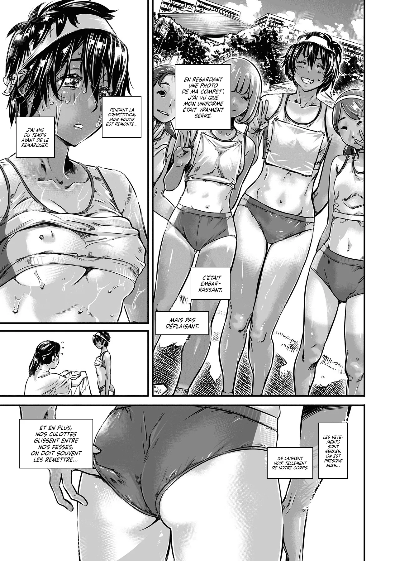 [MARUTA Production (MARUTA)] Shinchou 175cm no Rikujou Shoujo wa Kouhai Danshi no Seishi o Nomitagaru | Une Fille d'1m75 qui fait de l'Athlétisme veut boire le Sperme de son petit copain [French] [Lopxi] [Digital] 图片编号 16