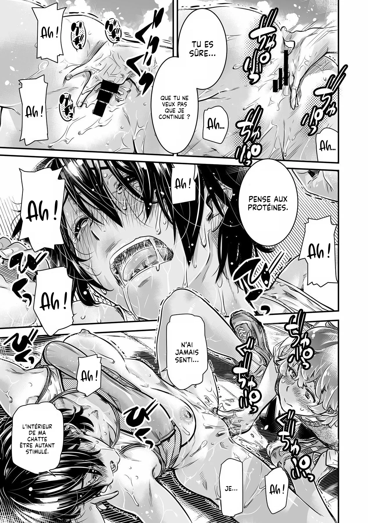 [MARUTA Production (MARUTA)] Shinchou 175cm no Rikujou Shoujo wa Kouhai Danshi no Seishi o Nomitagaru | Une Fille d'1m75 qui fait de l'Athlétisme veut boire le Sperme de son petit copain [French] [Lopxi] [Digital] 图片编号 42