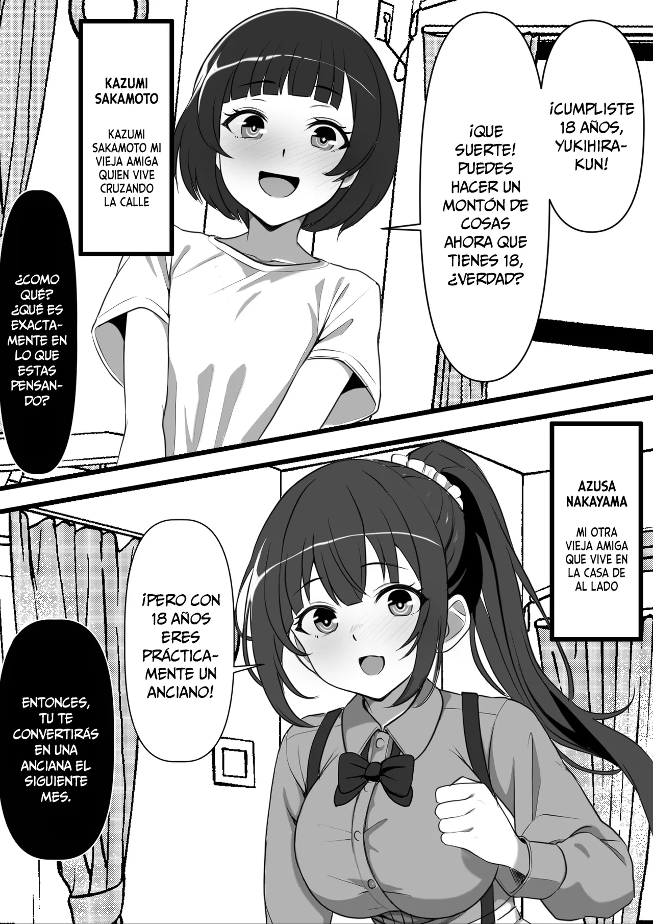 [Furitendou] Mura ni Ikken-dake no Fuuzokuden ni Ittara Osananajimi no Hahaoyashika Inakatta no Daga [Spanish] [MandaloAsiNoma] image number 4