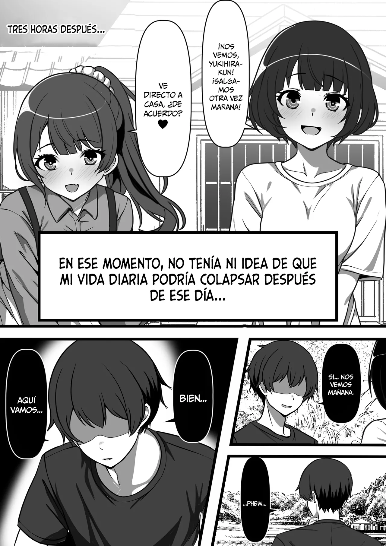 [Furitendou] Mura ni Ikken-dake no Fuuzokuden ni Ittara Osananajimi no Hahaoyashika Inakatta no Daga [Spanish] [MandaloAsiNoma] image number 6