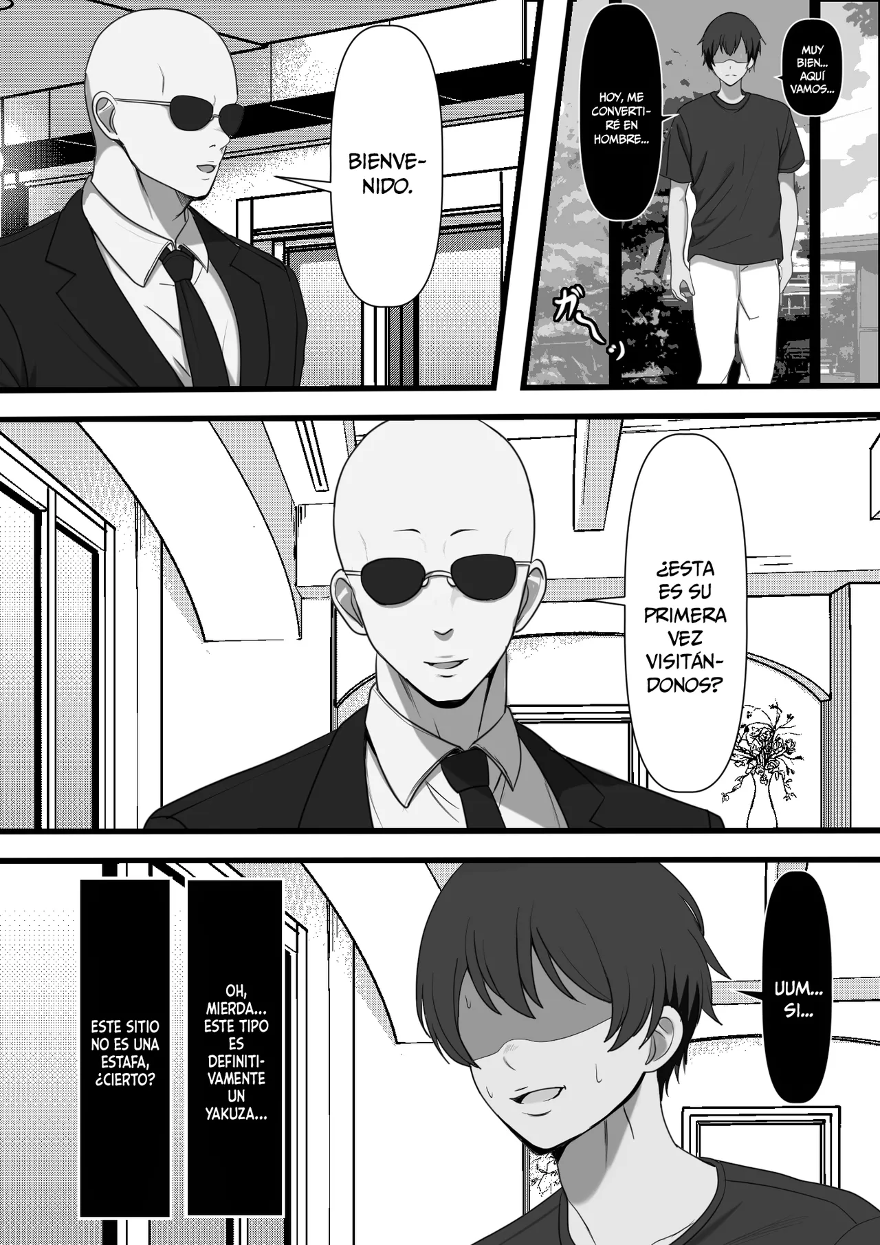 [Furitendou] Mura ni Ikken-dake no Fuuzokuden ni Ittara Osananajimi no Hahaoyashika Inakatta no Daga [Spanish] [MandaloAsiNoma] image number 9