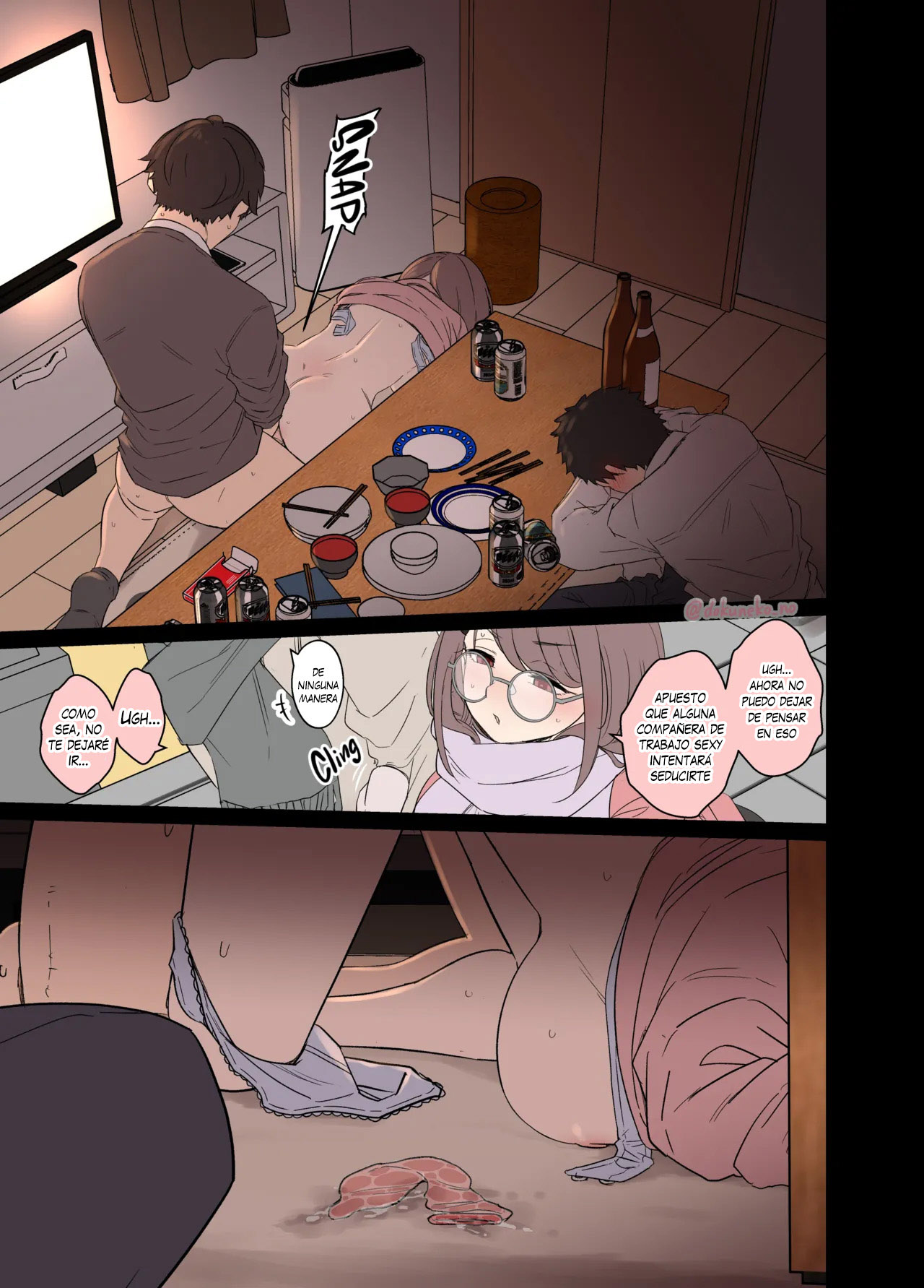 [Dokuneko Noil] Zemi no Bounenkai (Full) + Kinga Shinnen 2024 - Fiesta de año nuevo con un grupo de estudio Completo + Extra [Español] [Traducciones necesarias] [Sin Censura] image number 12