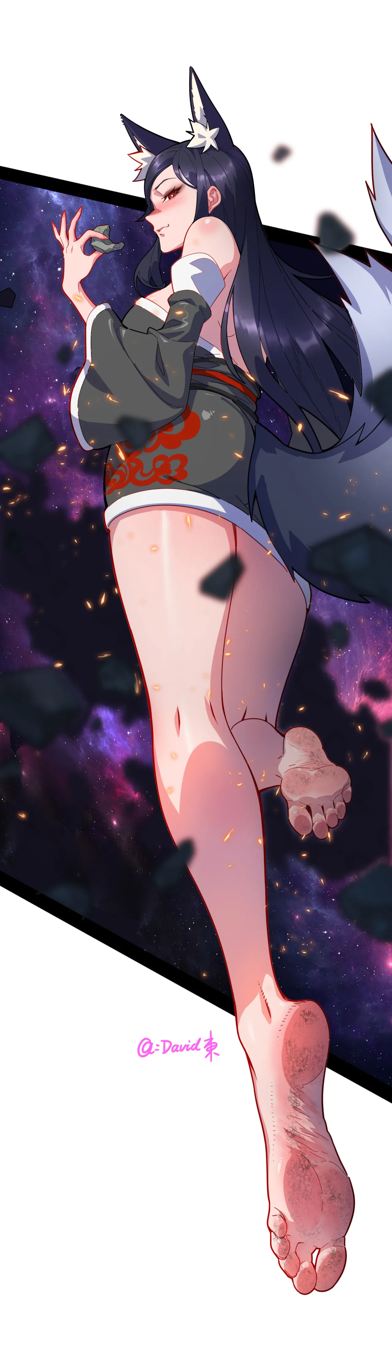 ［David東］巨大GTS狐妖娘giga级入侵与毁灭+彦伶7雨天漫步无意识+挑战女神跳舞机无意识脚底(附合集)(25-03-01，07-01) Bildnummer 6