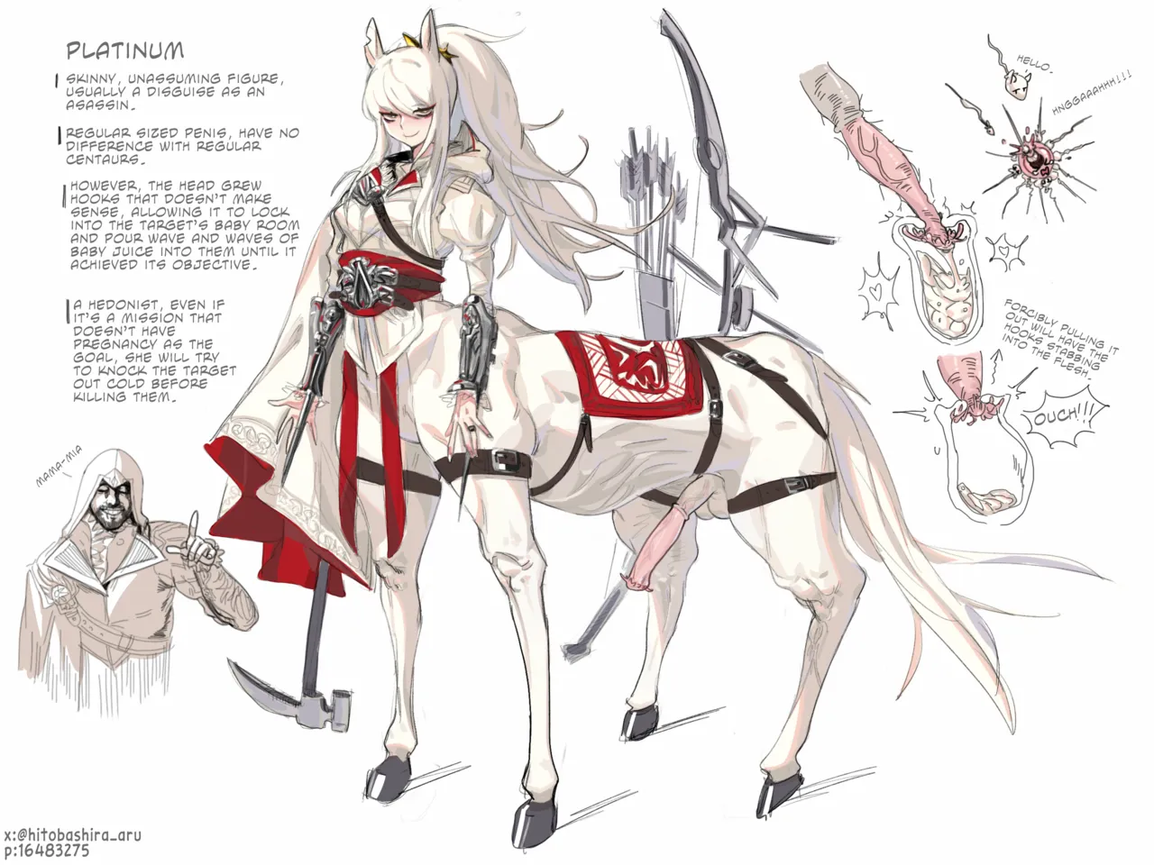 [Hitobashira Aru] Arknights Centaurs Compilation image number 2