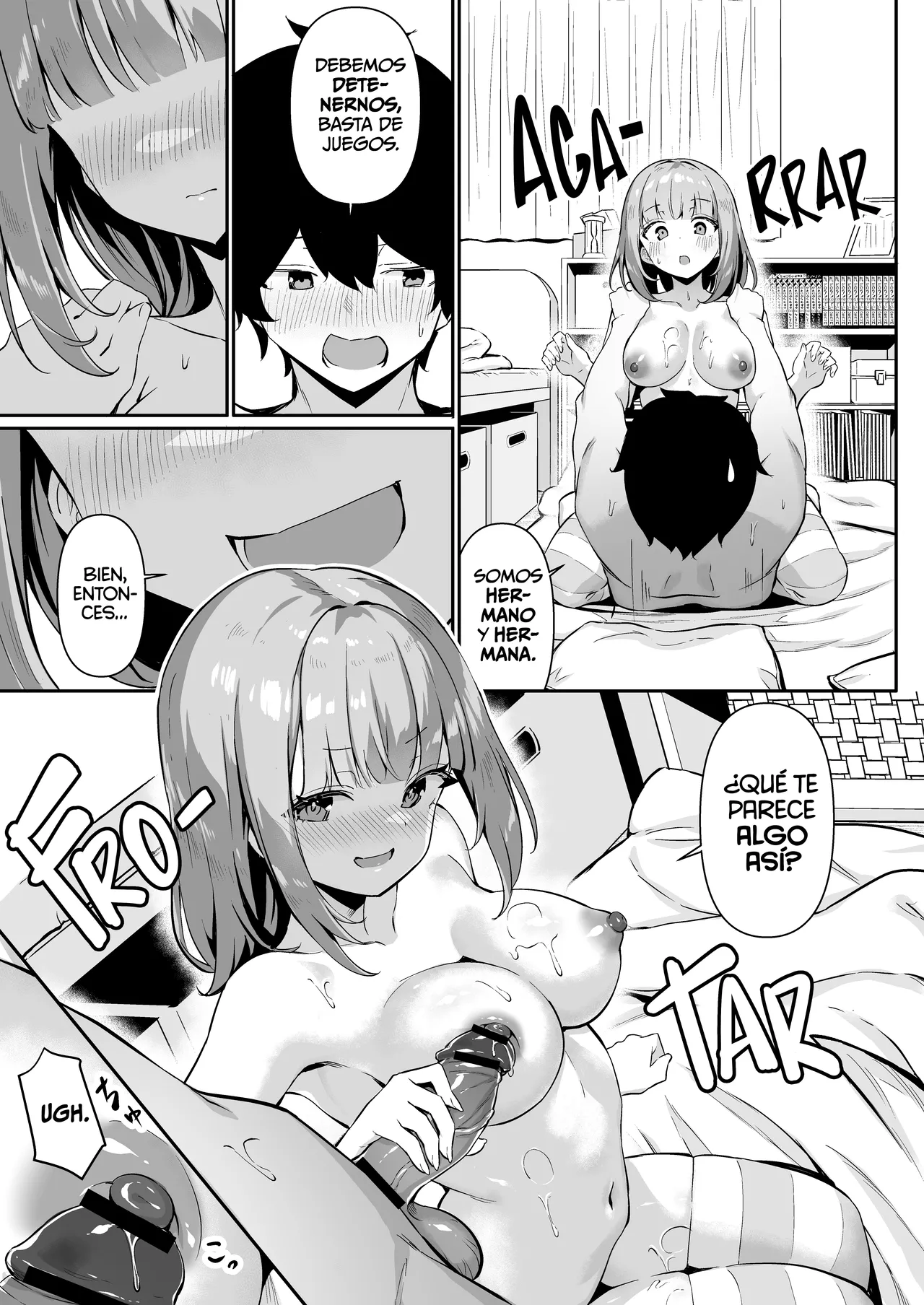 [Yokoya Manjirou] Chikubi Gottsunko kara Hajimaru Imouto to no H na Asobi | Jugando con los Pezones de mi Hermana [Spanish] [EromegameTT y Lovely Diablesse Scan] Bildnummer 31