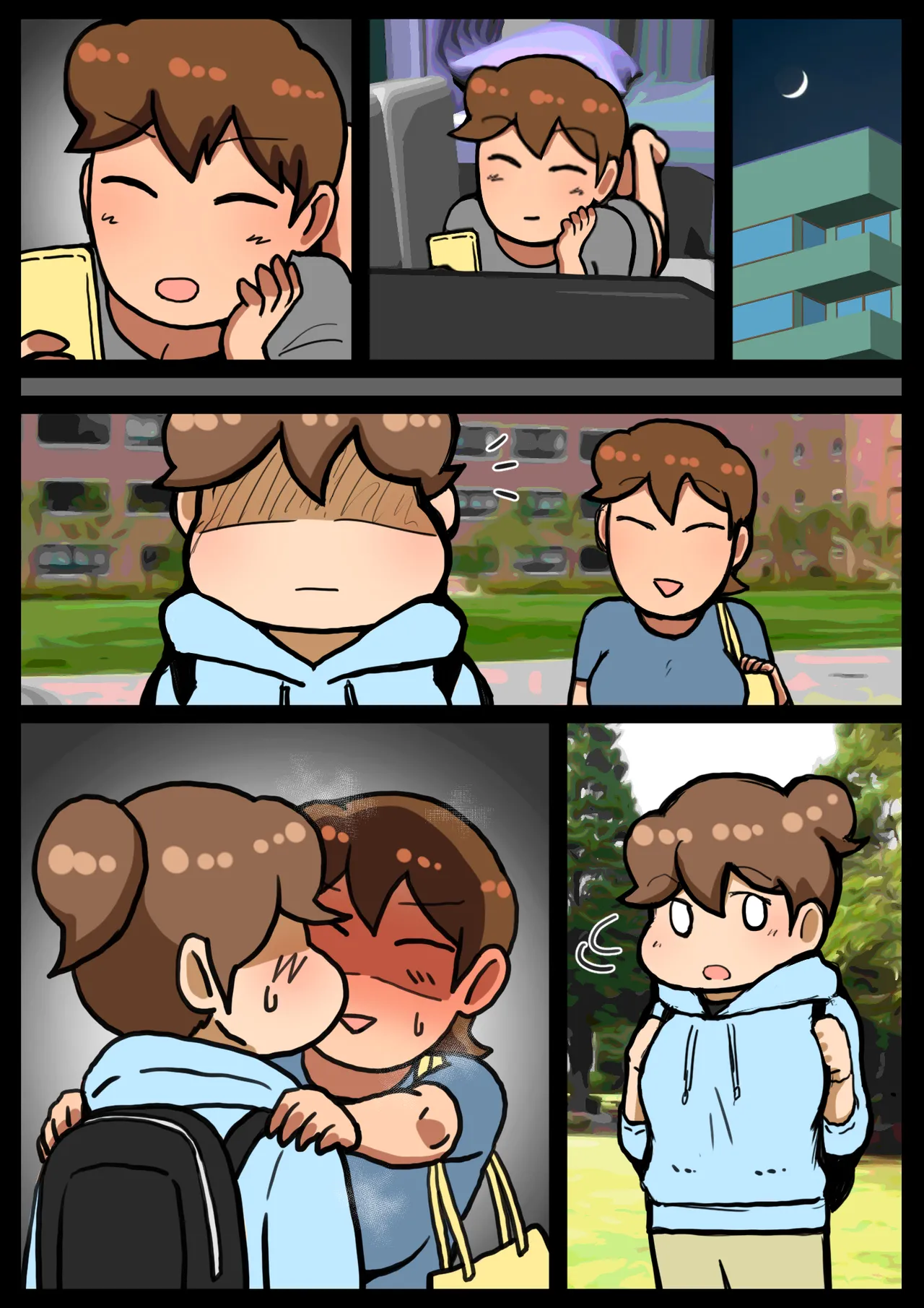 [Kaisendoh (Makuzira)] 寝取られを知った理央が好奇心で自分の彼氏を友人とヤらせて興奮する話 13eme image