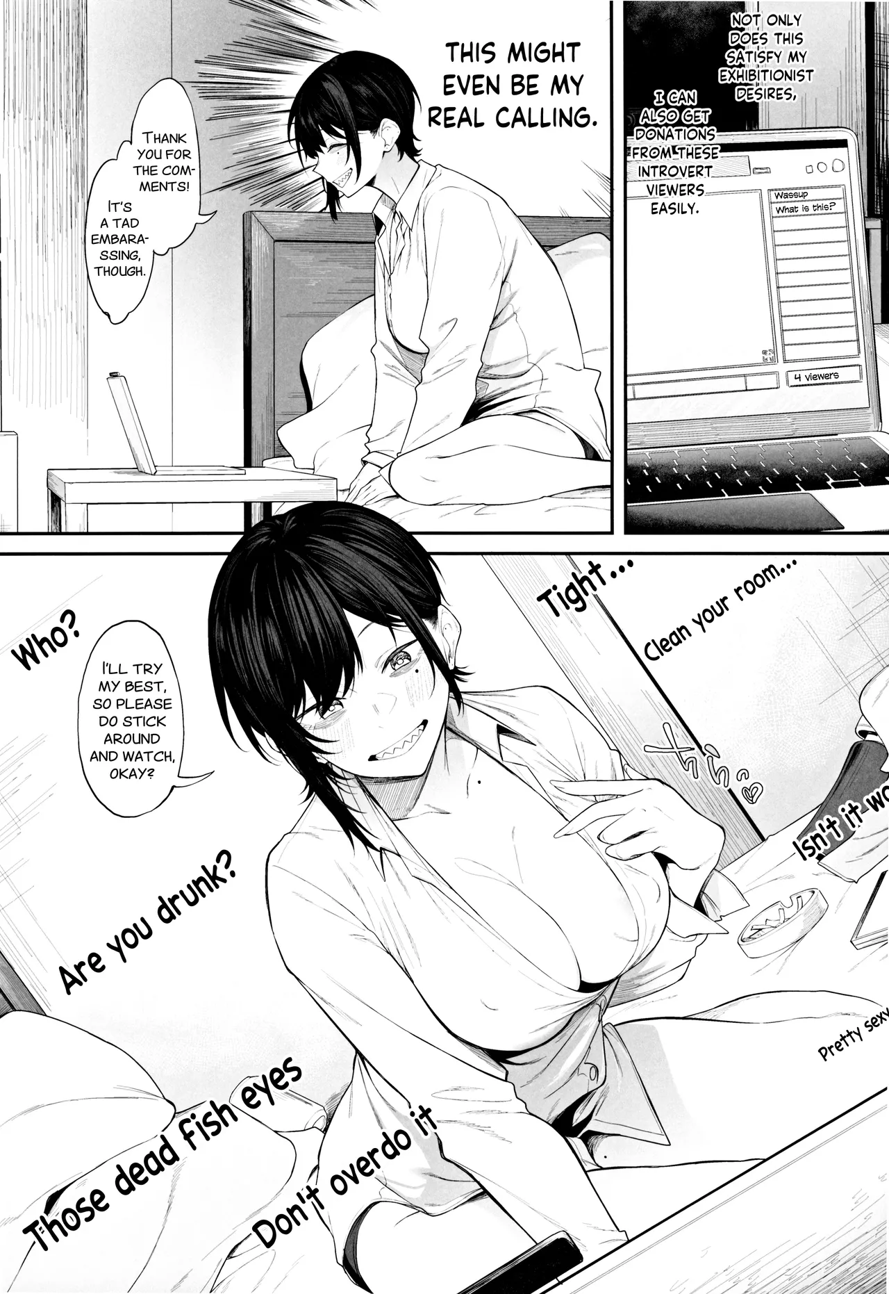 (C105) [Pikorin! (Spiritus Tarou)] Ero to Tsukkomi ~Ero Haishin Hen~ [English] numero di immagine  6